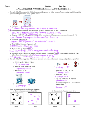 Entropy #entropy #apchem #apchemistry