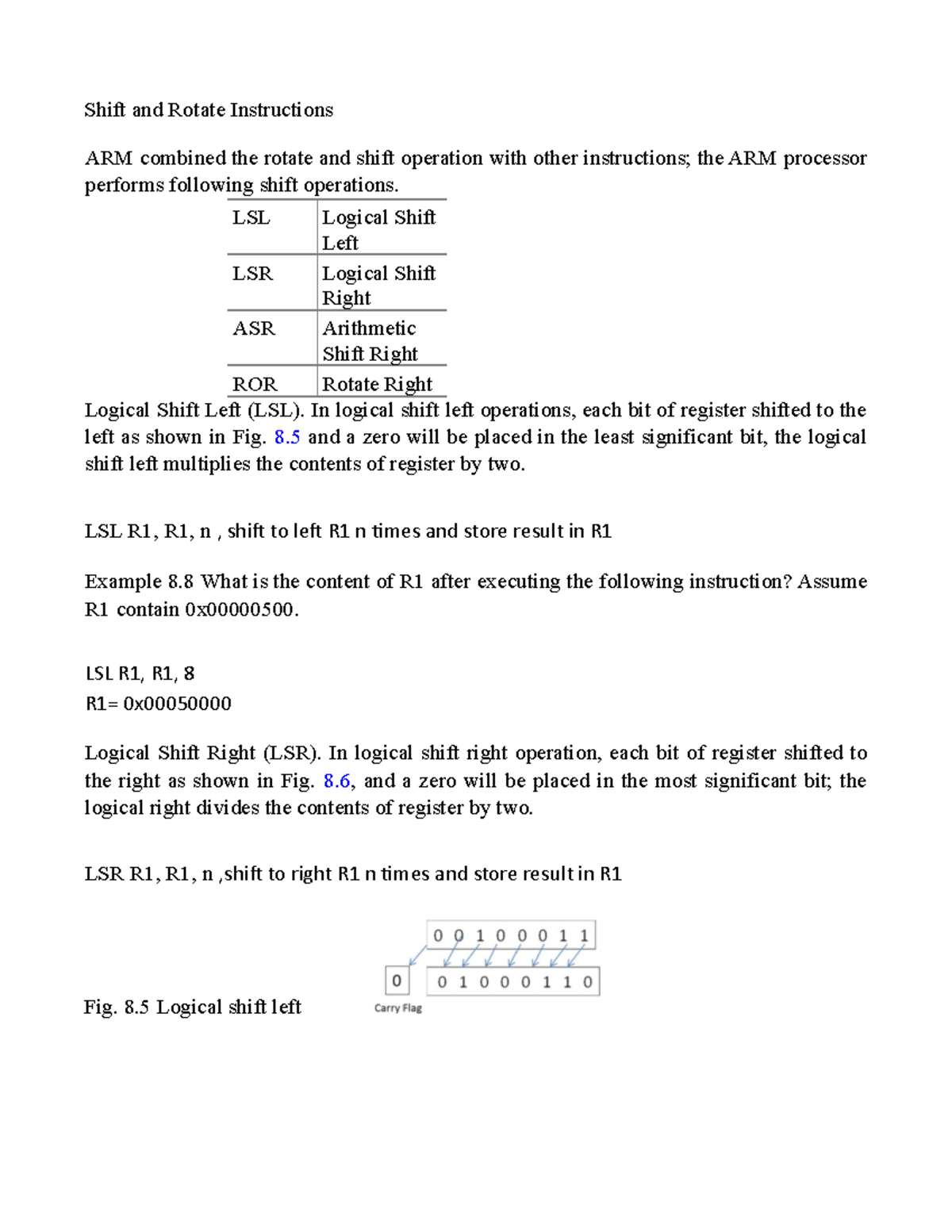 shift-and-rotate-instructions-lsl-logical-shift-left-lsr-logical