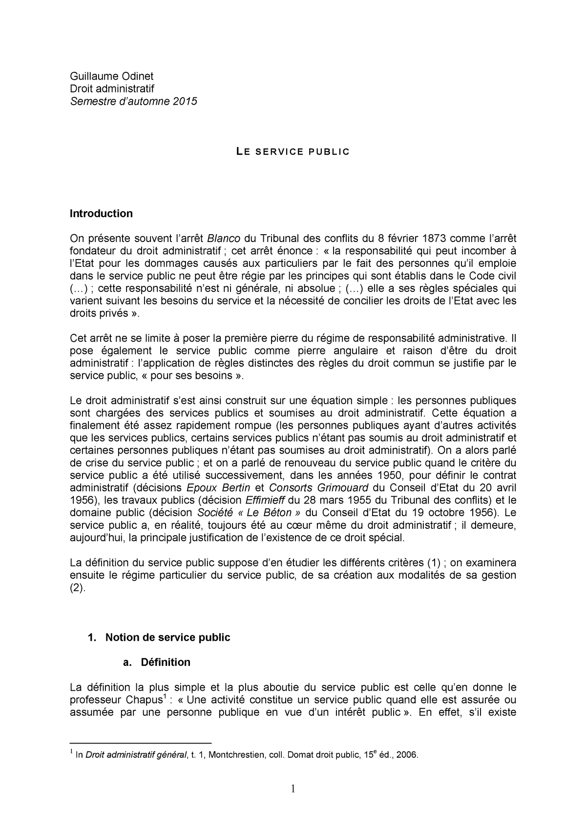 10 Le Service Public Notes De Cours De Droit Administratif à Sciences Po Ecole De Droit 