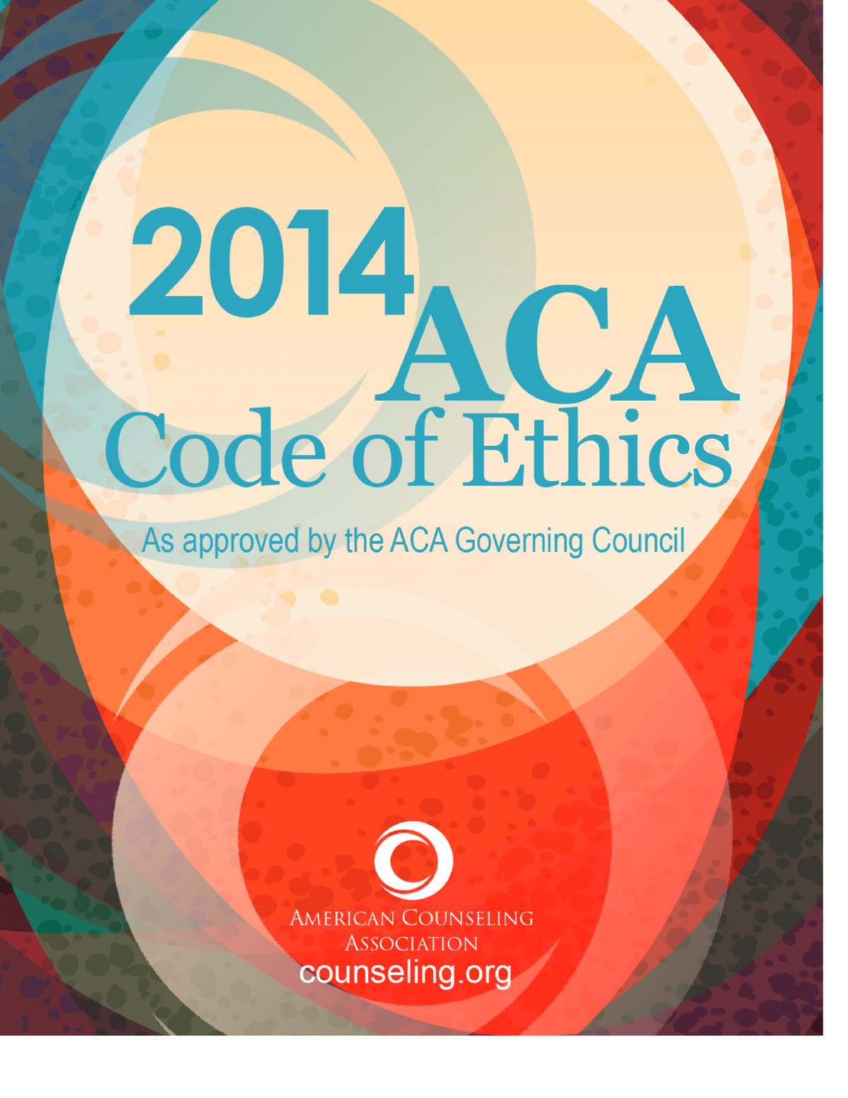 ACA code of ethics Bachelor of Arts Studocu