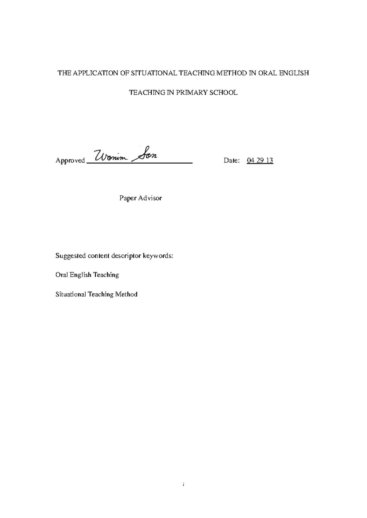 Liu Kan - Accounting - i THE APPLICATION OF SITUATIONAL TEACHING METHOD ...