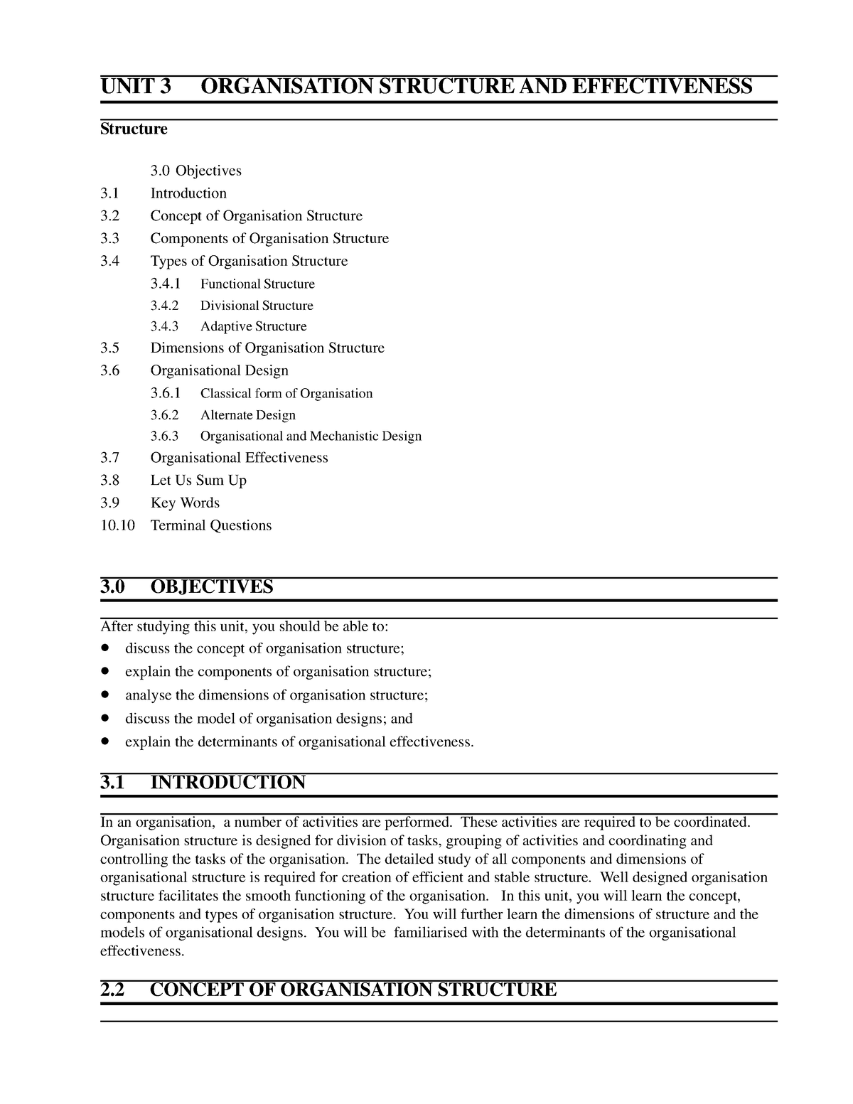 Unit-3 - Organisation Behaviour Notes Is Uploaded - UNIT 3 ORGANISATION ...