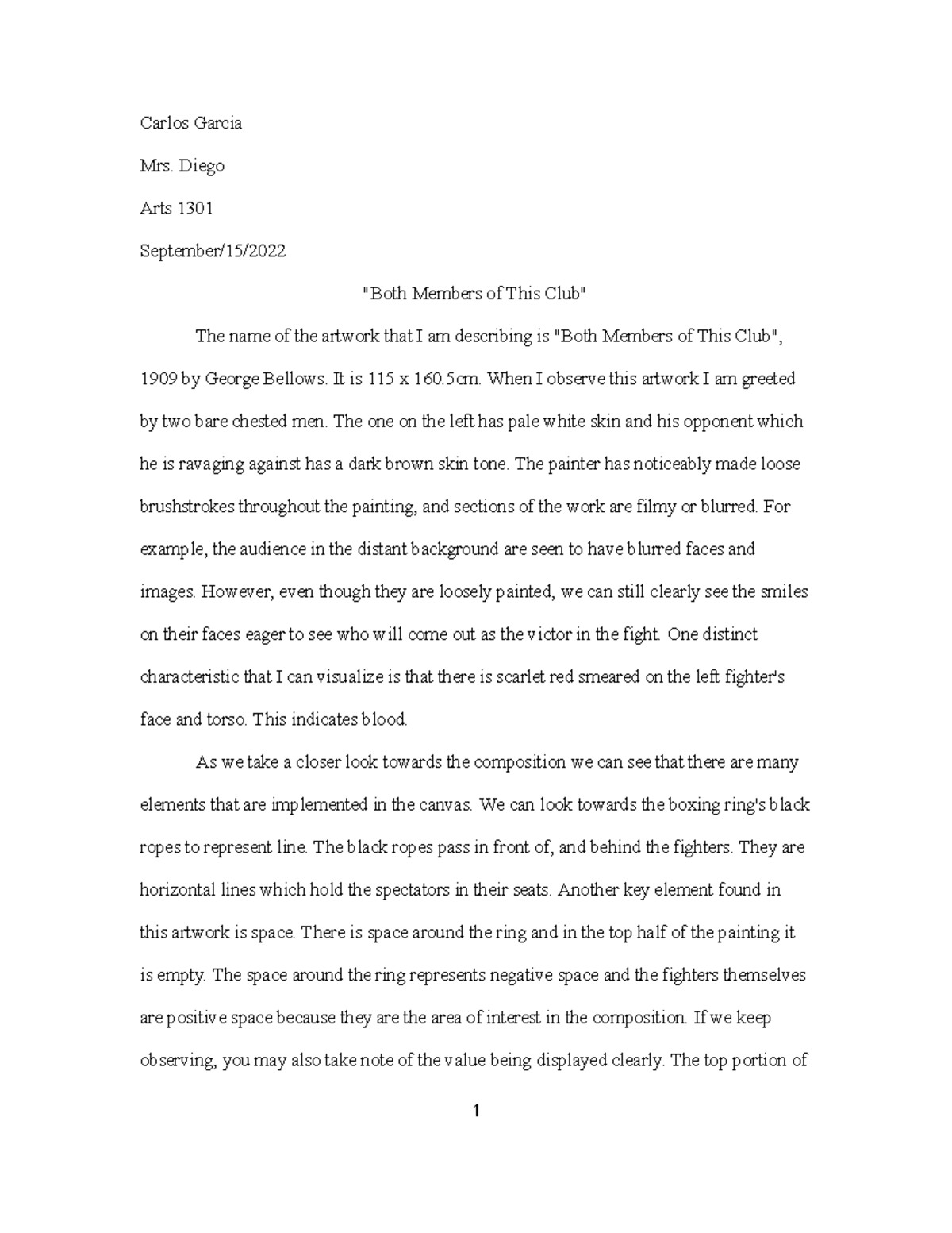 Jj The name of the artwork that I am describing is "Both Members of