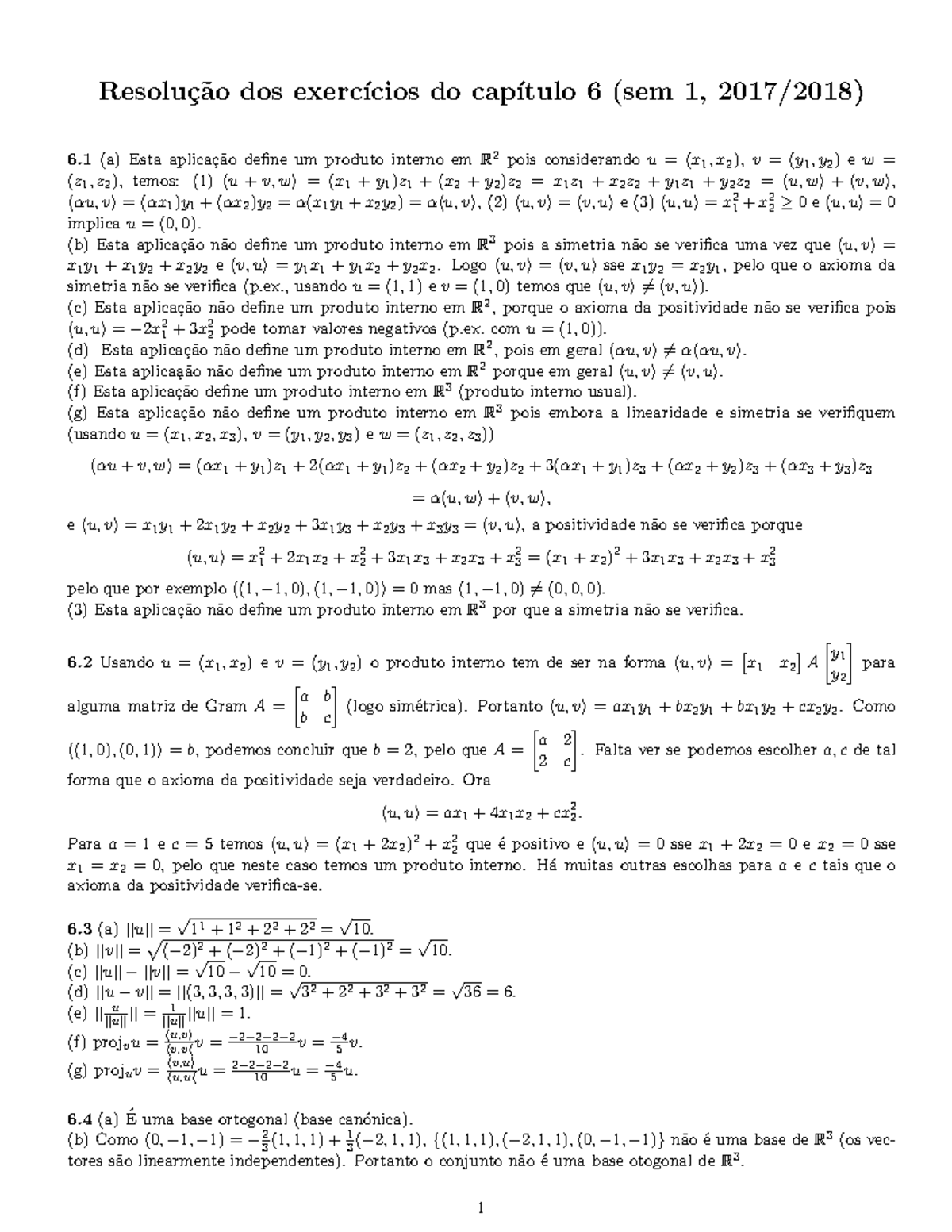 Cap6 - Exercícios do capitulo 6 - Resolu ̧c ̃ao dos exerc ́ıcios do cap ...