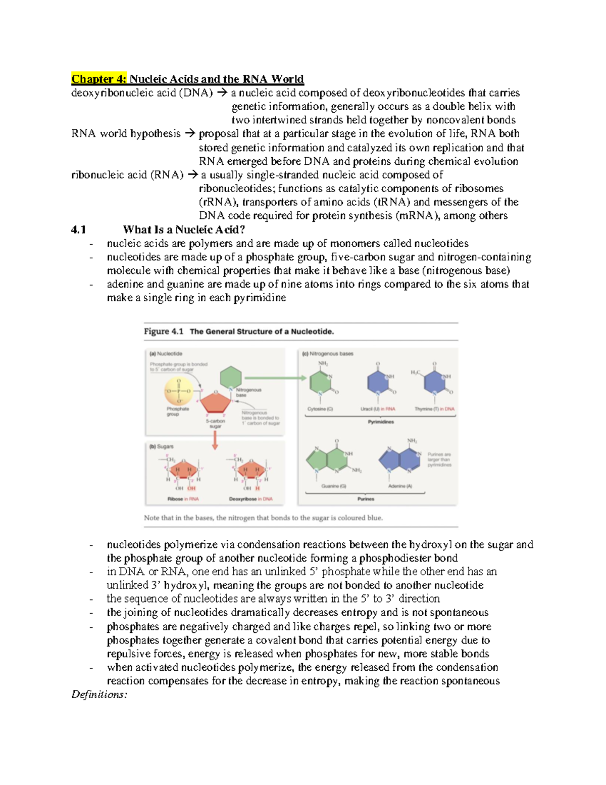 BIOL 102 - Chapter 4 - Textbook Notes For Online BIOL 102 With Dr ...