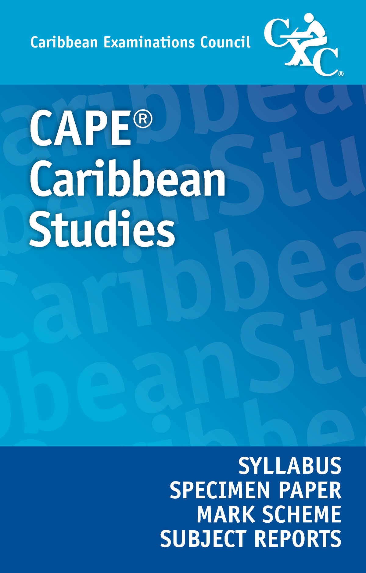 Caribbean Studies Syllabus - Bea CAPE ® Caribbean Studies Caribbean ...