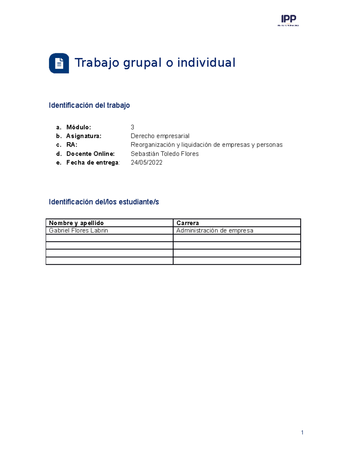 Formato TG-M3 - Czvv - Trabajo Grupal O Individual Identificación Del ...