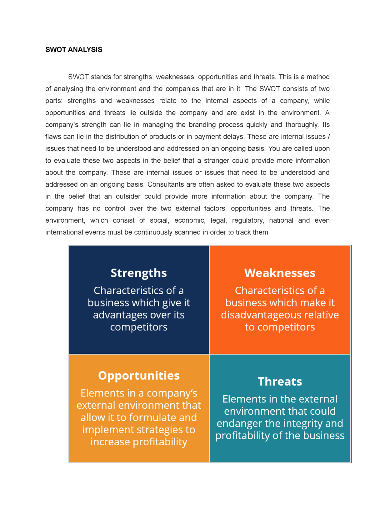 el plastico Masaccio rumor Swot analysis for ADIDAS Company - SWOT ANALYSIS SWOT stands for strengths,  weaknesses, - Studocu