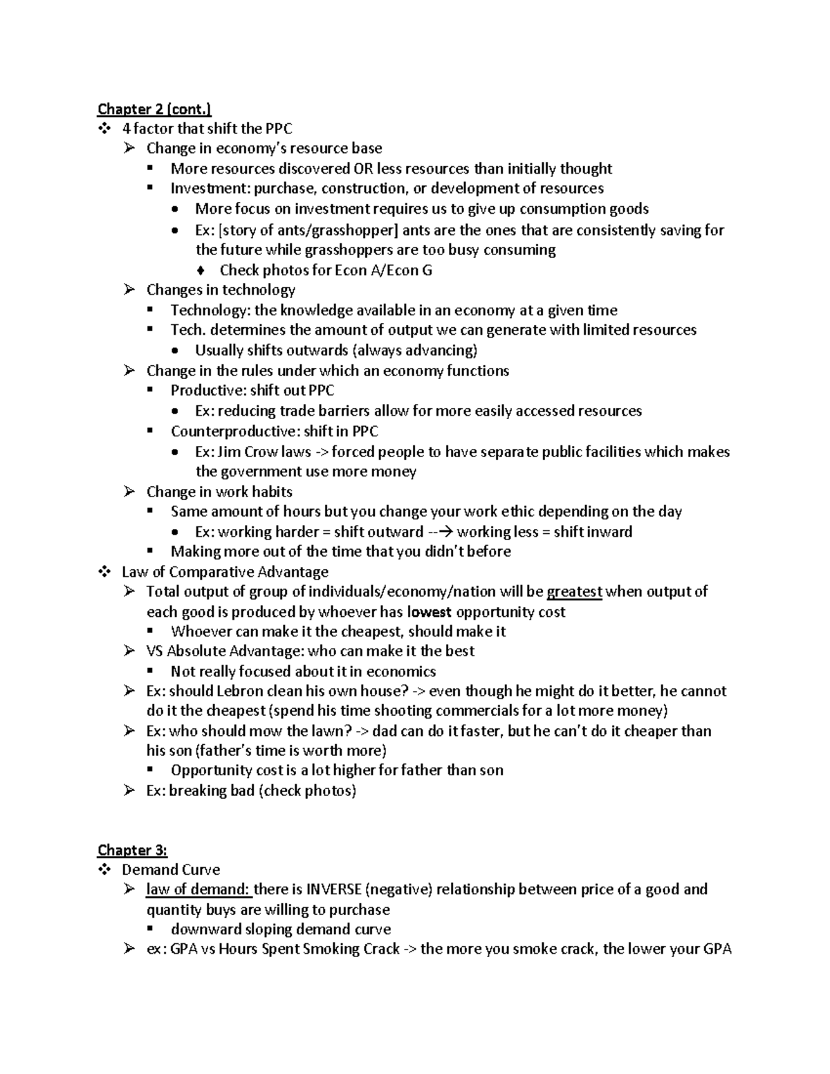 Econ 003 lecture 6 - Professor: Joab Corey - Chapter 2 (cont.) v 4 ...