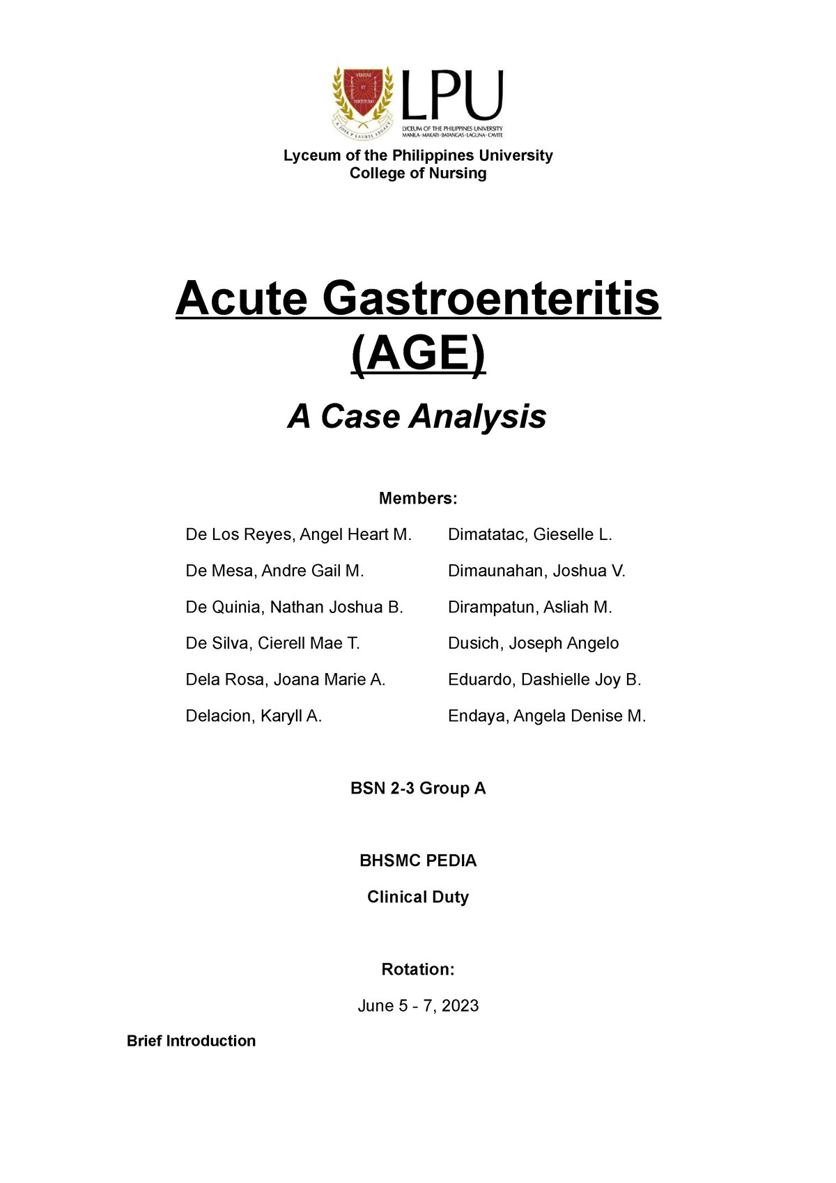 case-analysis-age-maternal-and-child-nursing-college-of-nursing