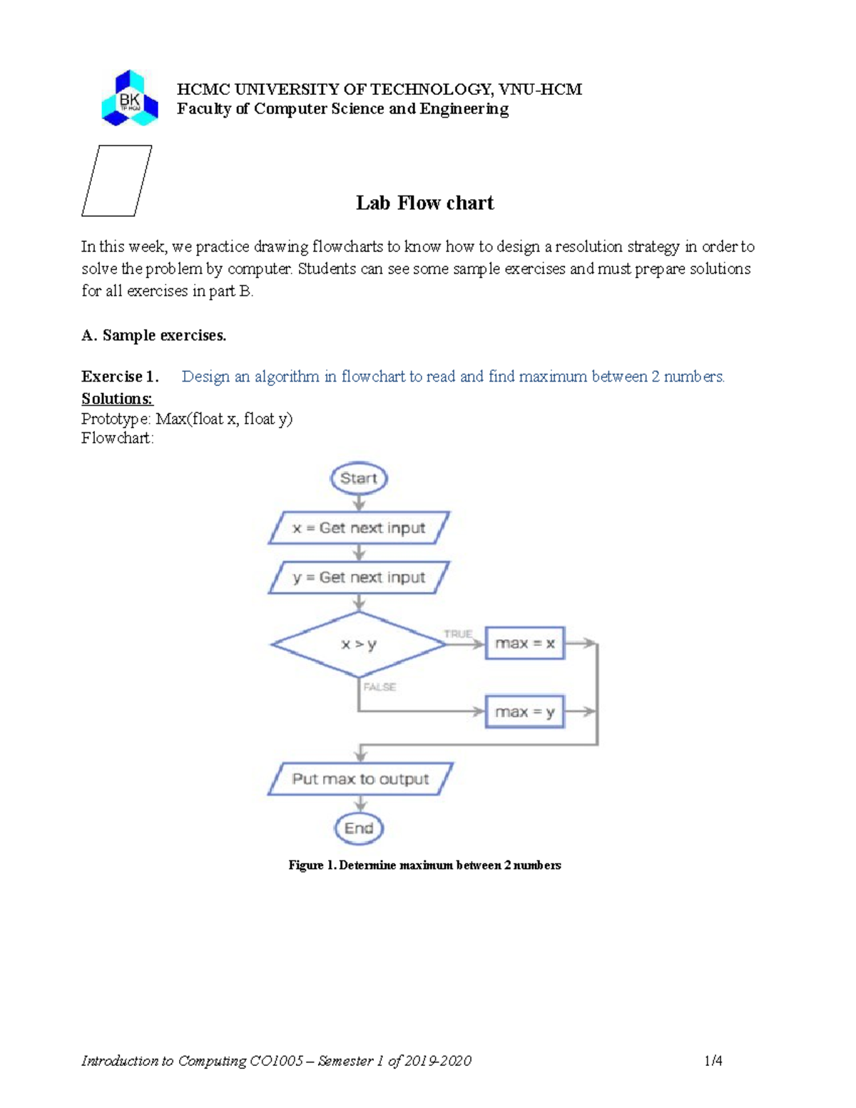Flow Chart - practice - Faculty of Computer Science and Engineering Lab ...