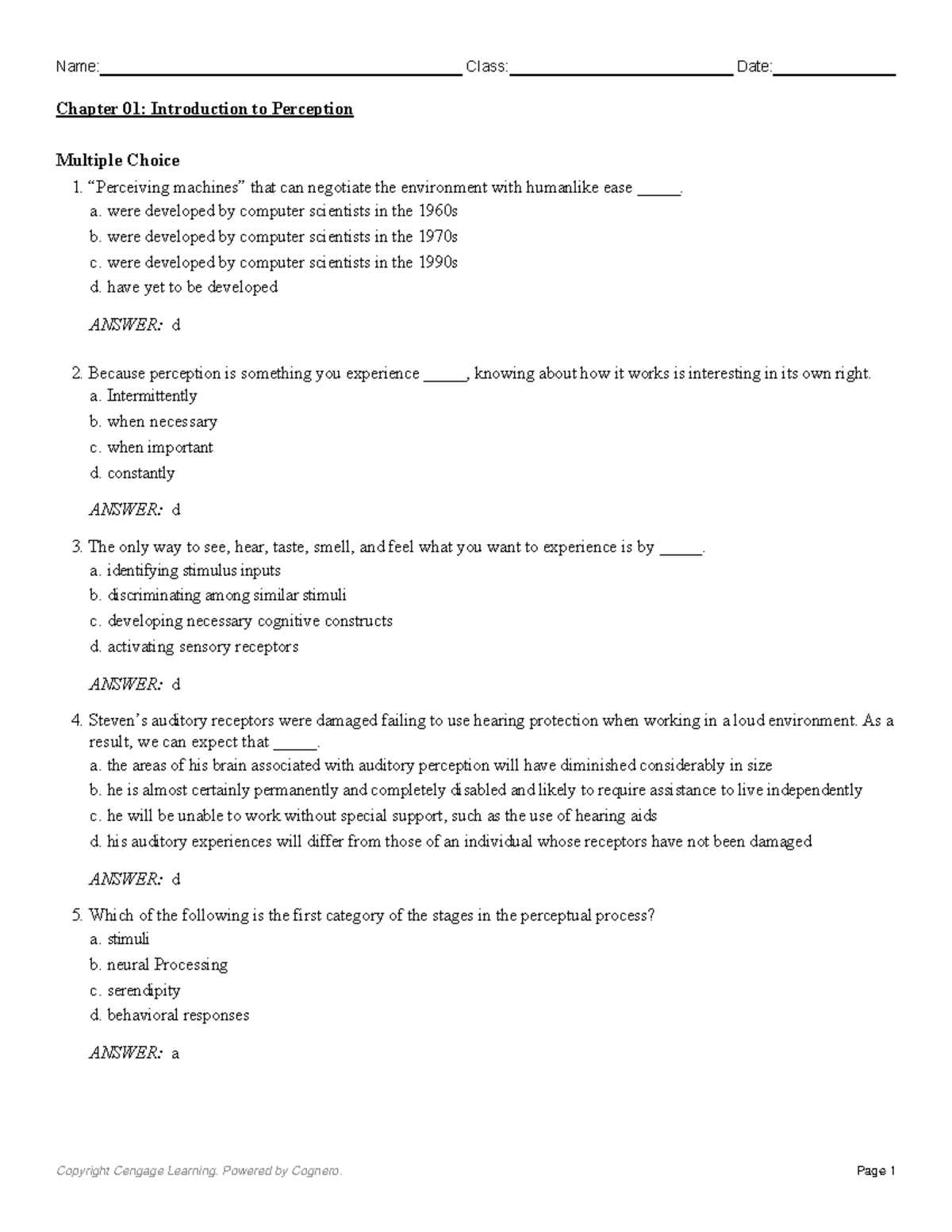 chap 1 text bank - Multiple Choice - Studocu
