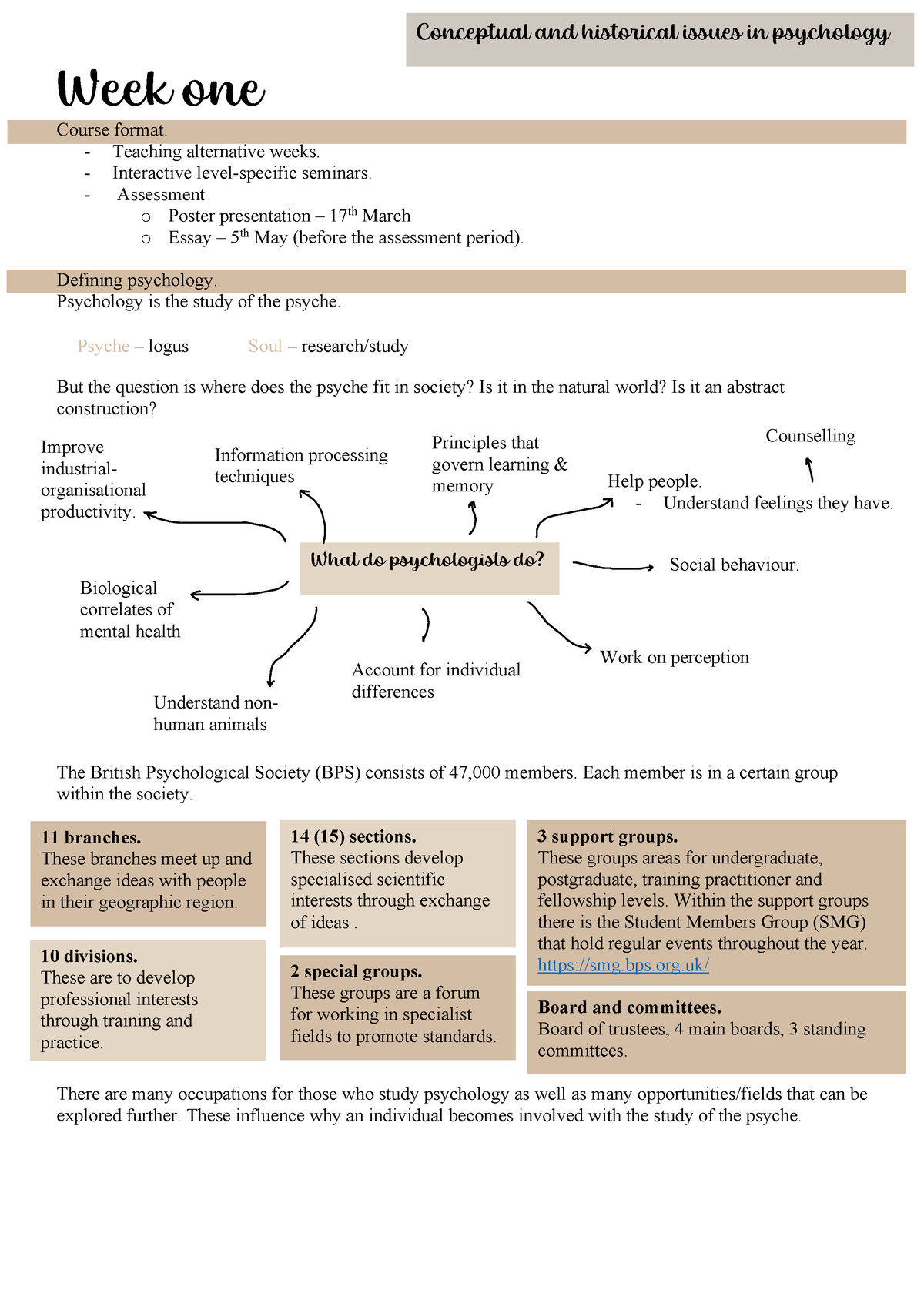 Conceptual week one full - Week one Course format. - Teaching ...