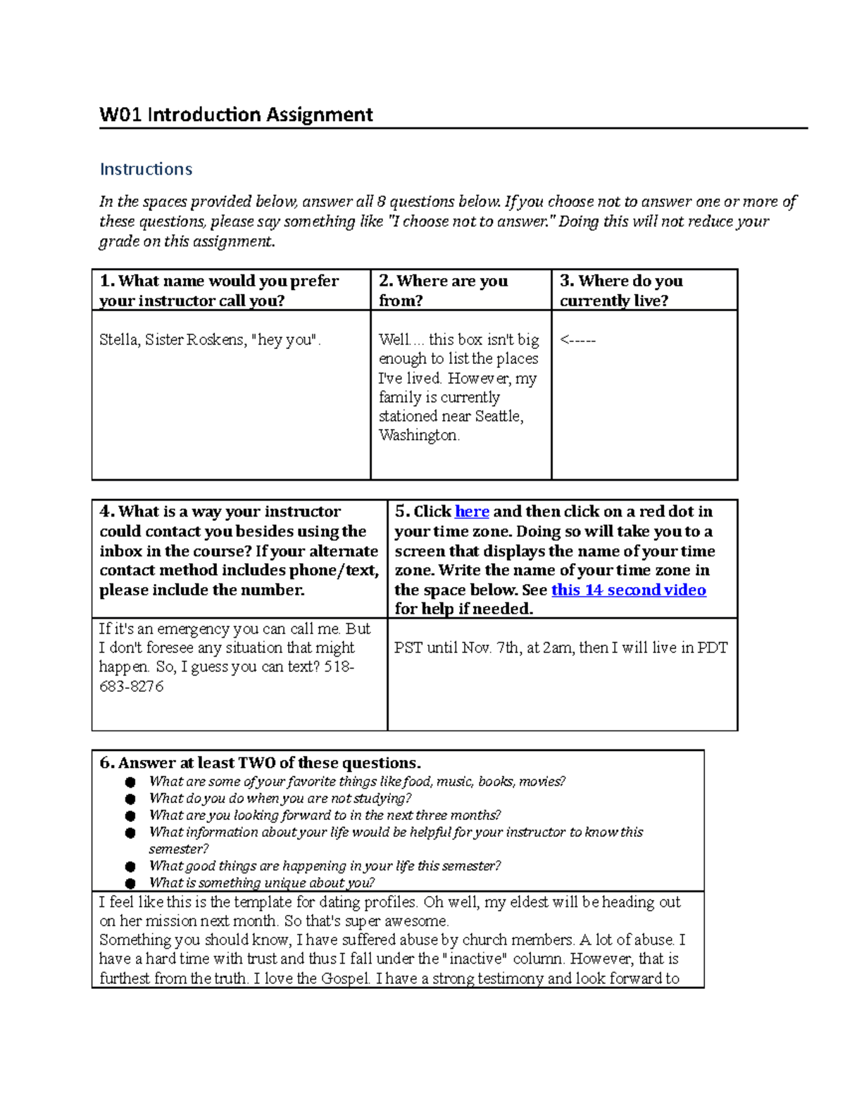 W01 Introduction Assignment (1)S - W01 Introduction Assignment ...