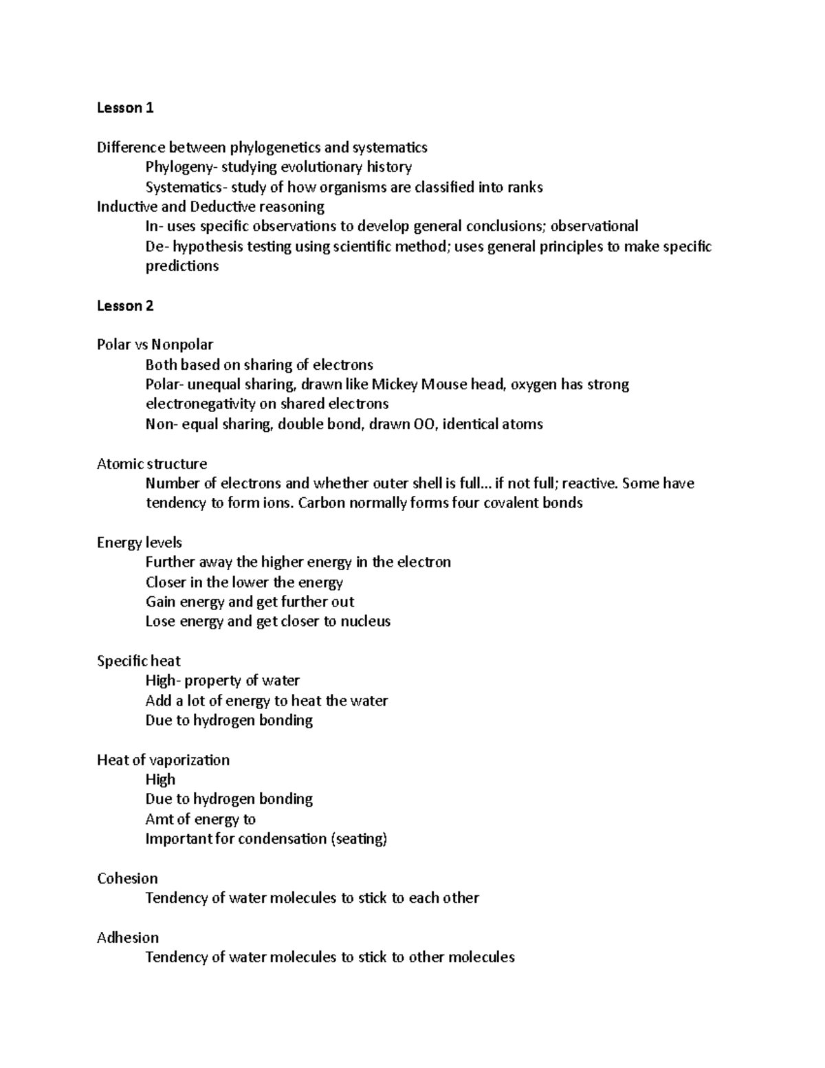 Bio-Test Review - Lesson 1 Difference between phylogenetics and ...