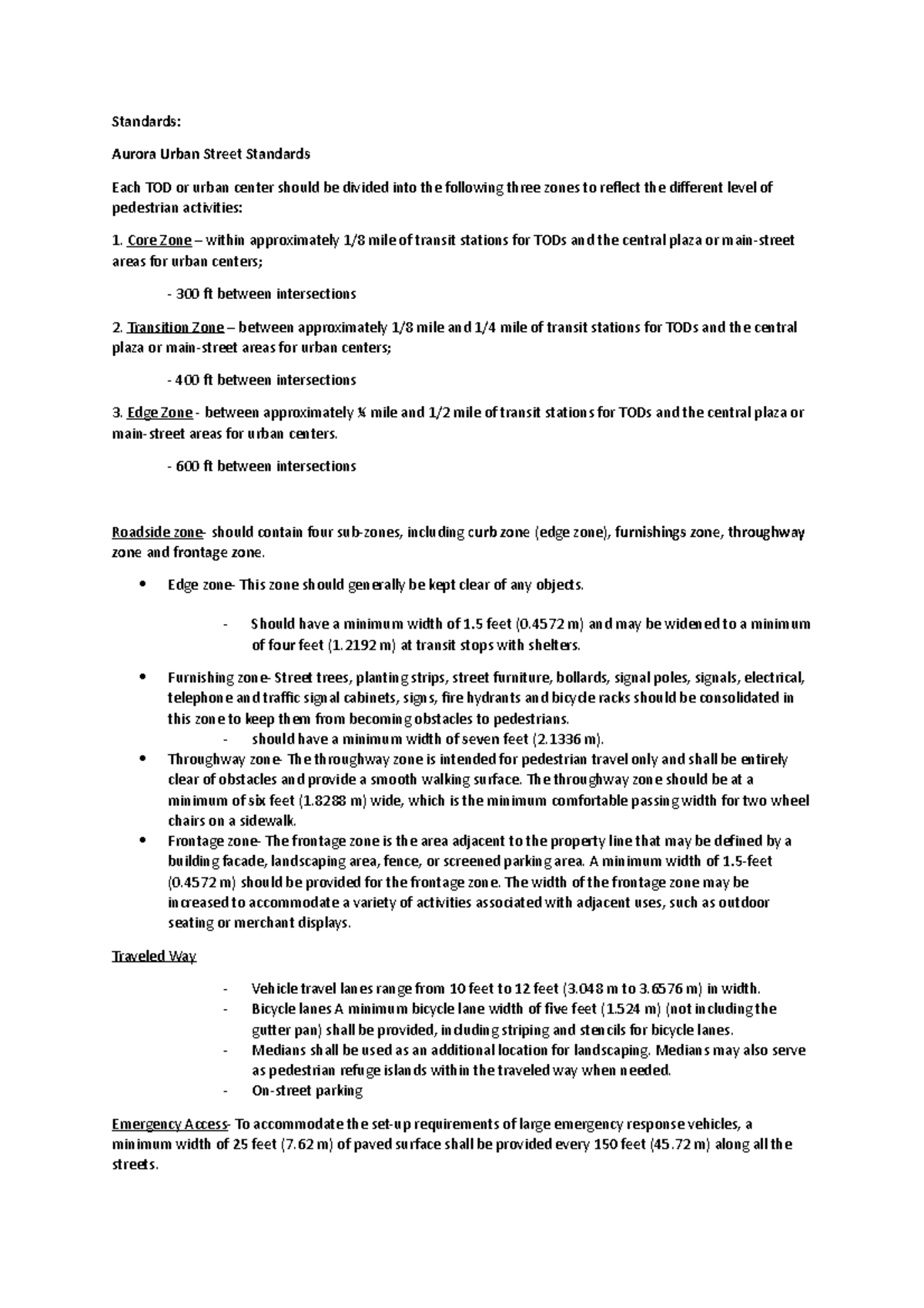 ALL D6 Standards, Case studies, and Journals Standards Aurora