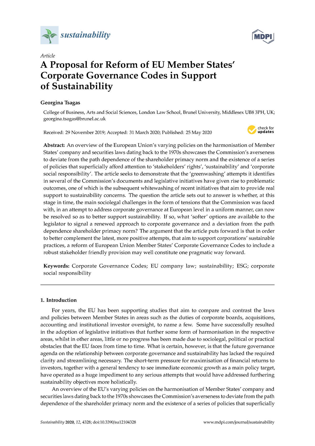 dissertation proposal on sustainability