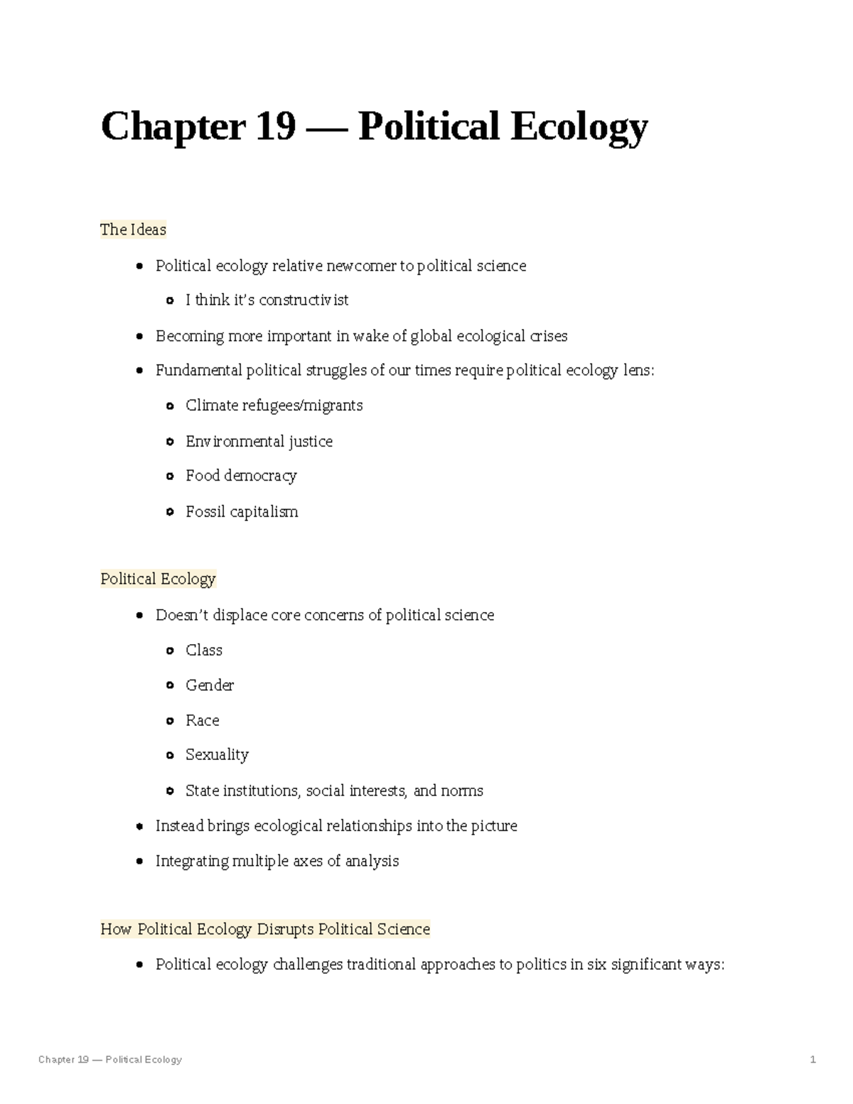 Week+11,+Lecture+11,+Chapter+19 - Chapter 19 — Political Ecology The ...