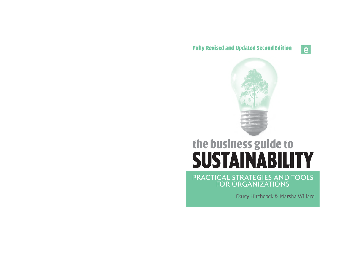 The Business Guide To Sustainability Practical Strategies And Tools For ...