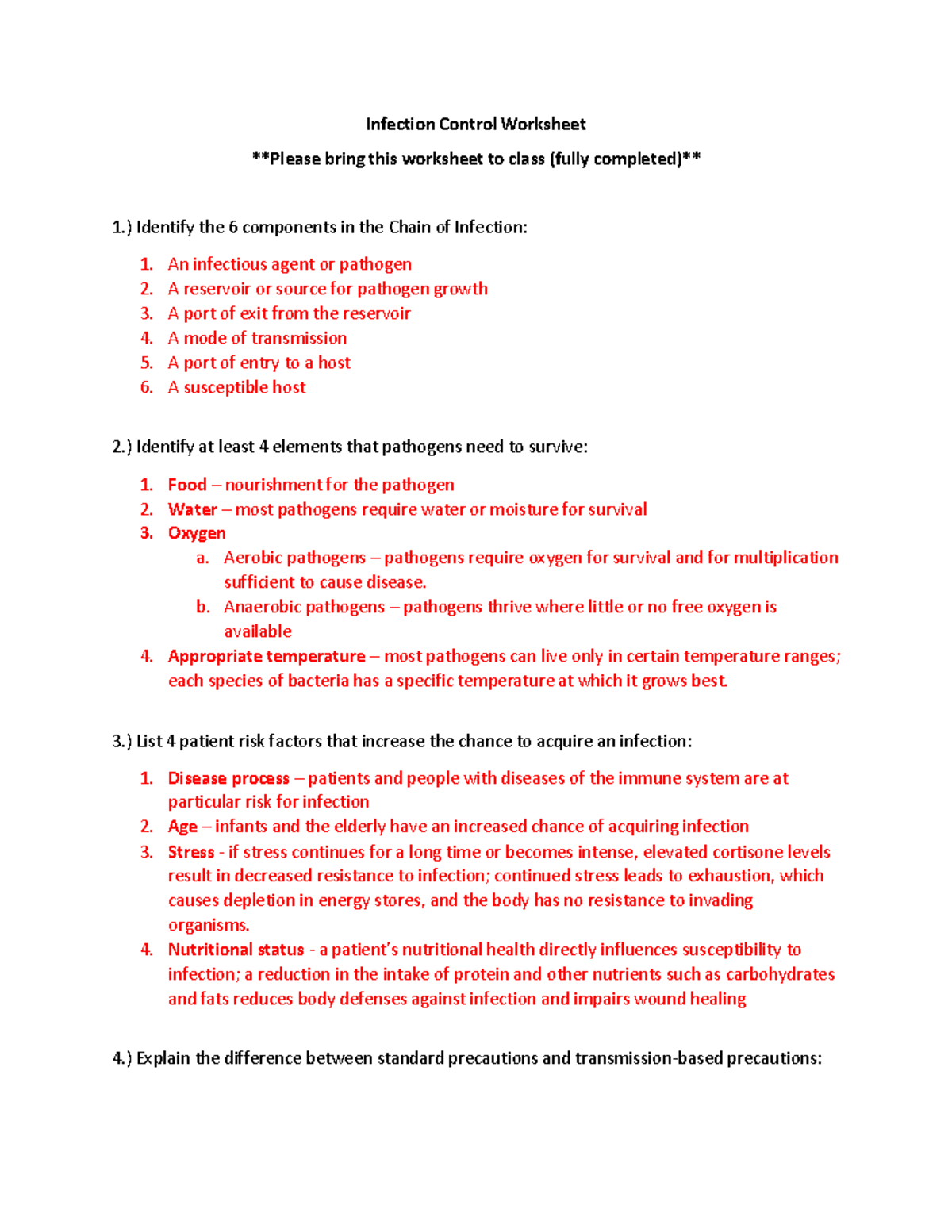 infection-control-worksheet-infection-control-worksheet-please-bring