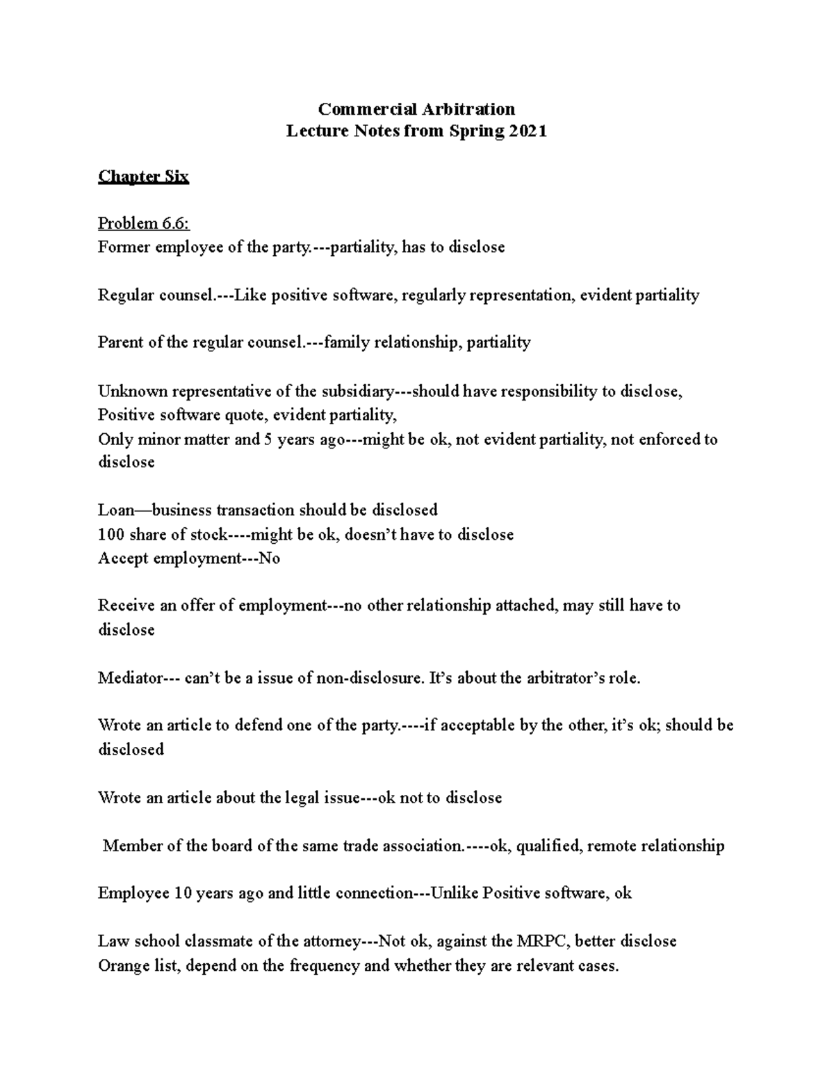 Problem 6 Casebook Notes - Chapter 6 - Lecture Notes from Spring 2021 ...