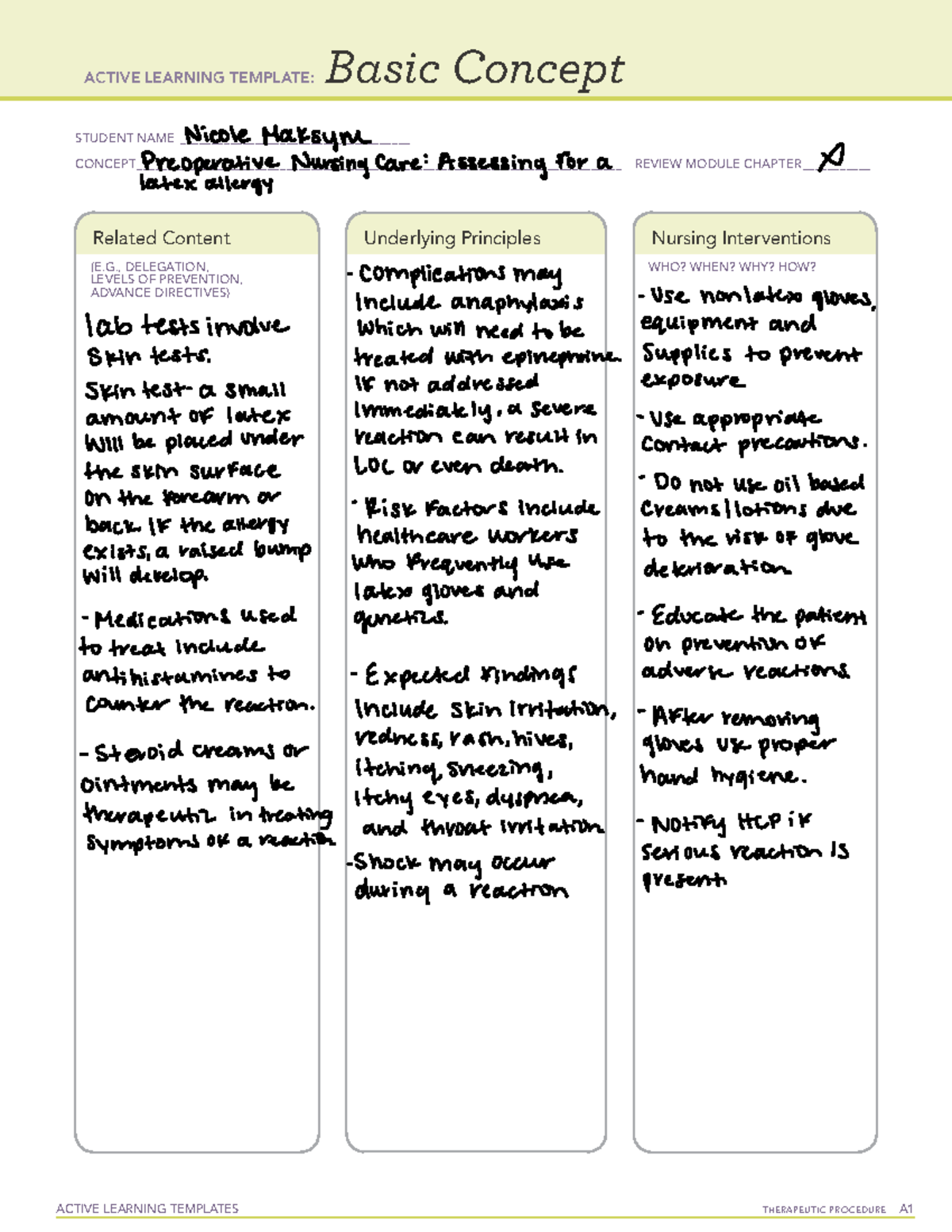 ATI template for complex - ACTIVE LEARNING TEMPLATES THERAPEUTIC ...