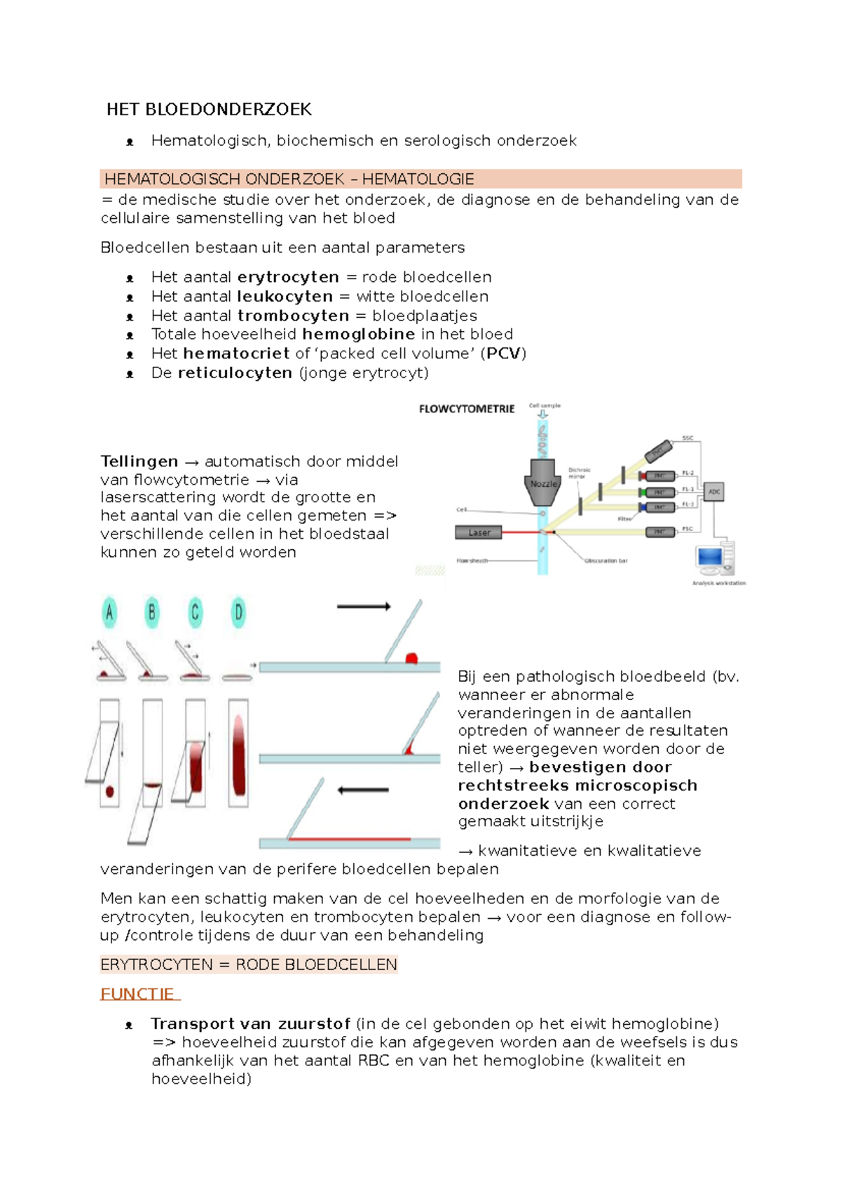 Ht 3 Het Diagnostisch Labo-onderzoek - HET BLOEDONDERZOEK ᴥ ...