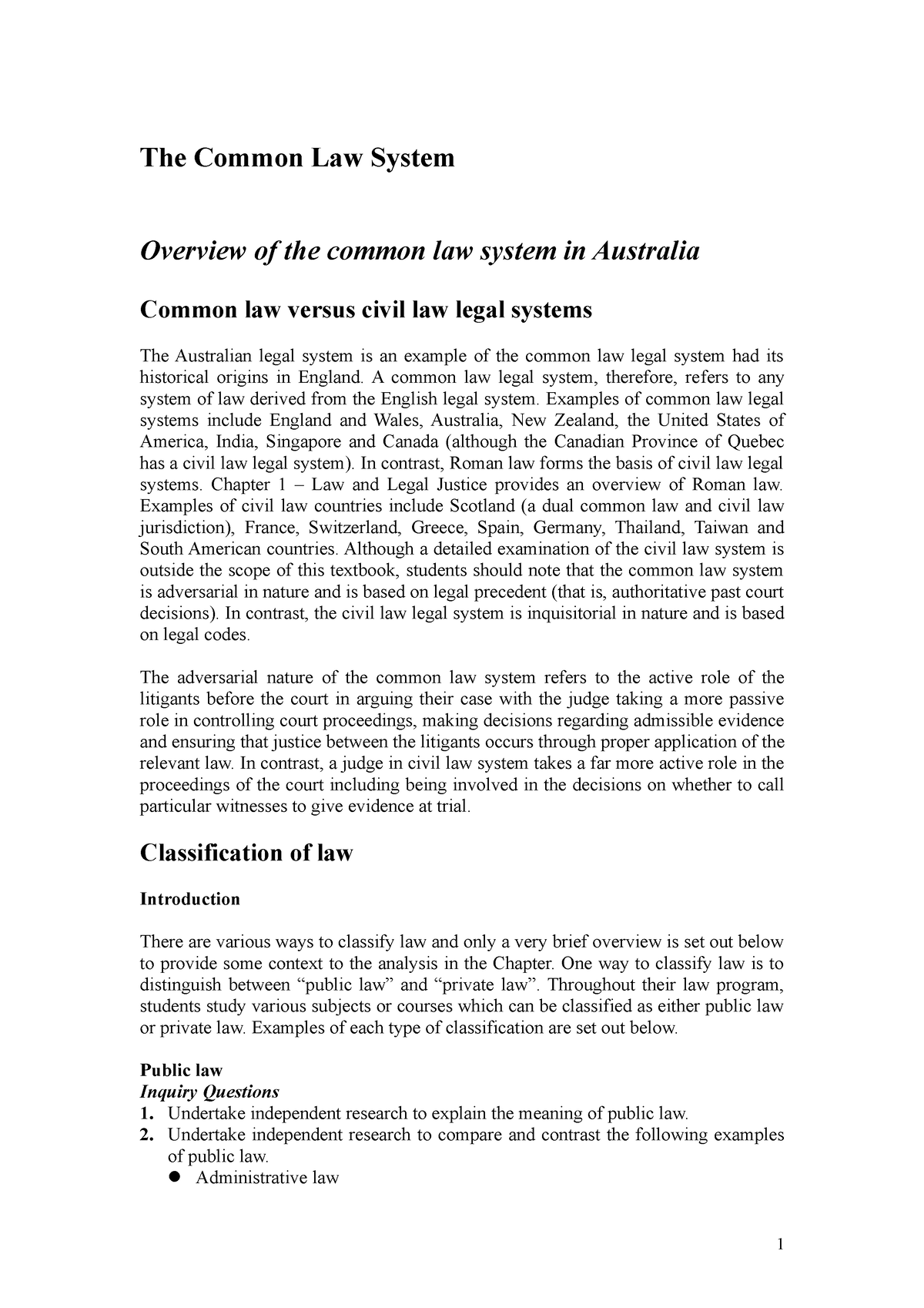 the-common-law-system-lecture-notes-2-the-common-law-system-overview-of-the-common-law