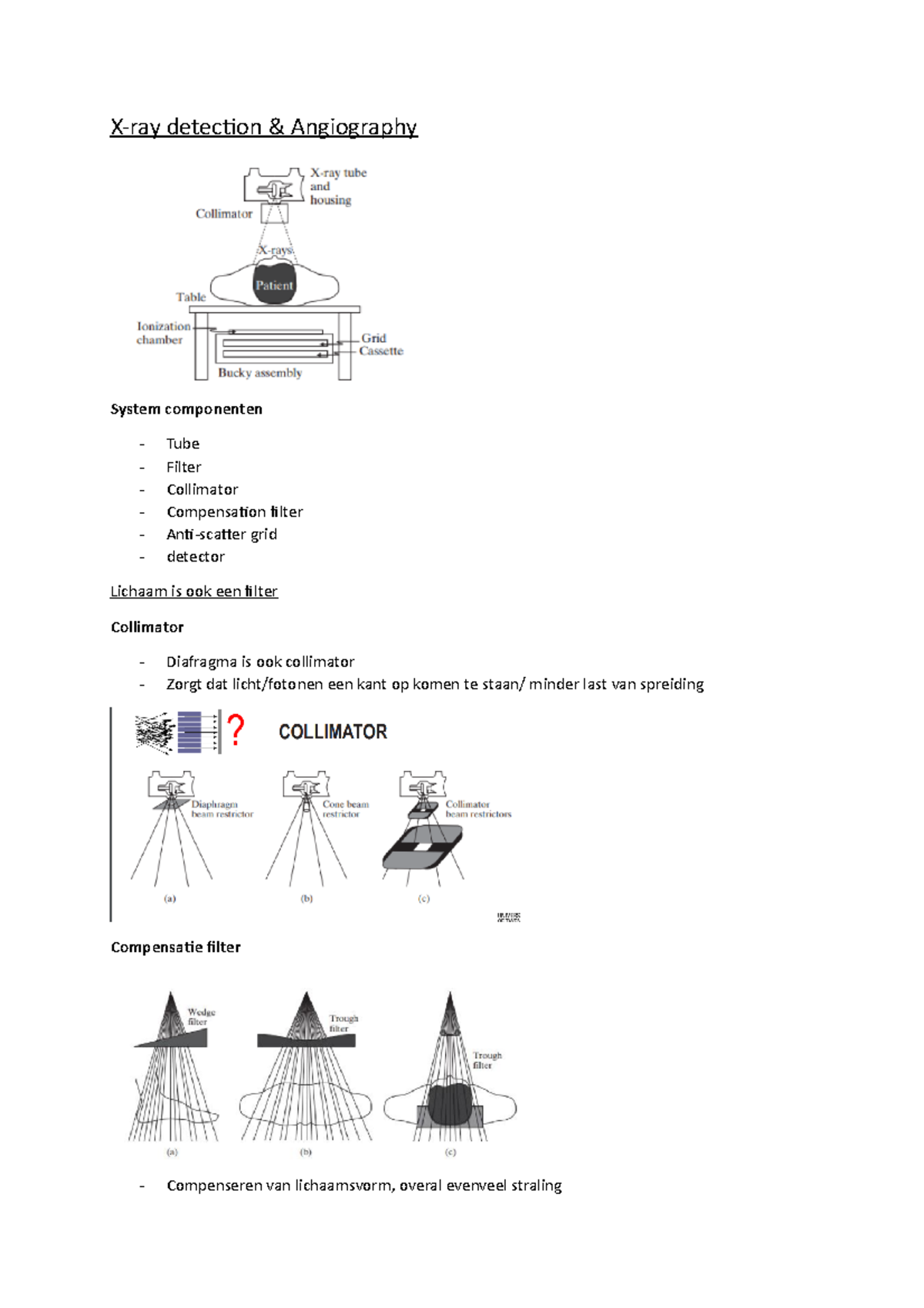 HC 4 Xray detection en angiography Xray detection & Angiography