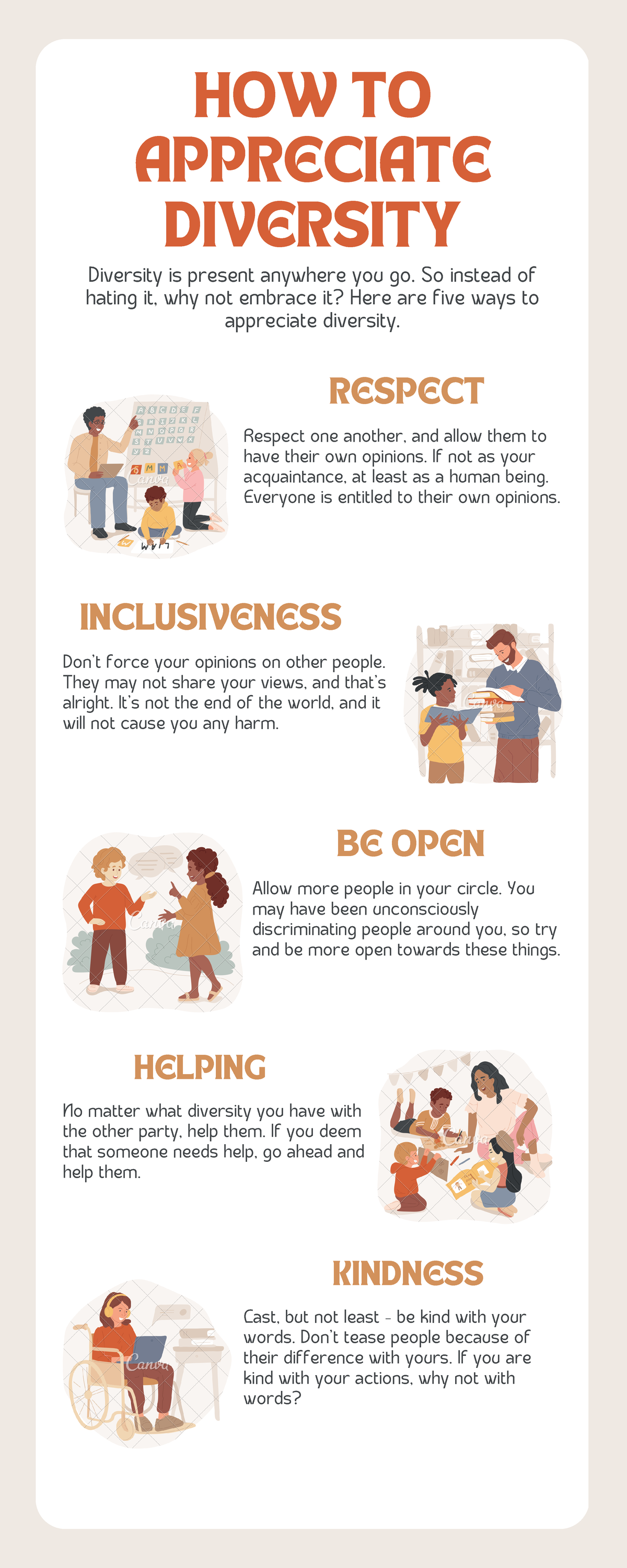 HOW TO BE MORE Inclusive - KINDNESS INCLUSIVENESS HOW TO APPRECIATE ...