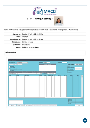 CPBK-ICB Assignment 3-QP-2022 - Computerised Bookkeeping (CPBK) ICB ...