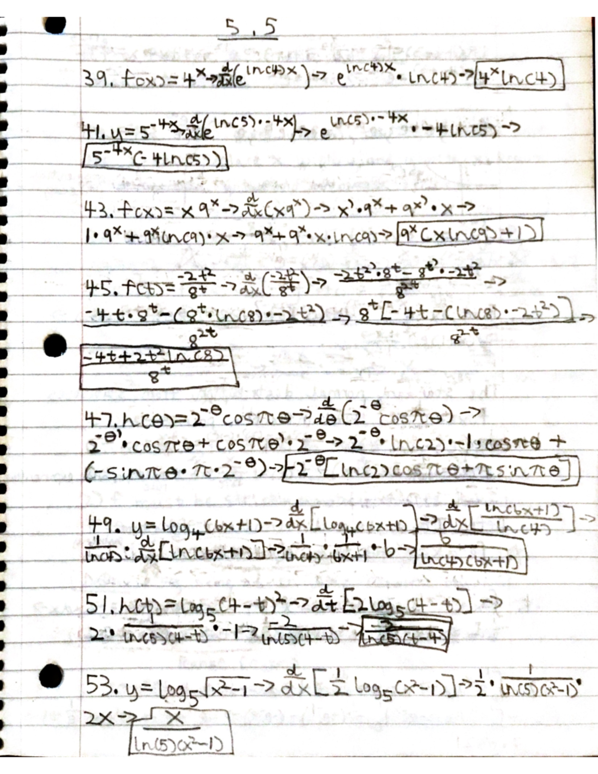 Cal II Homework Section 5 and 7 - MATH 2414 - Studocu