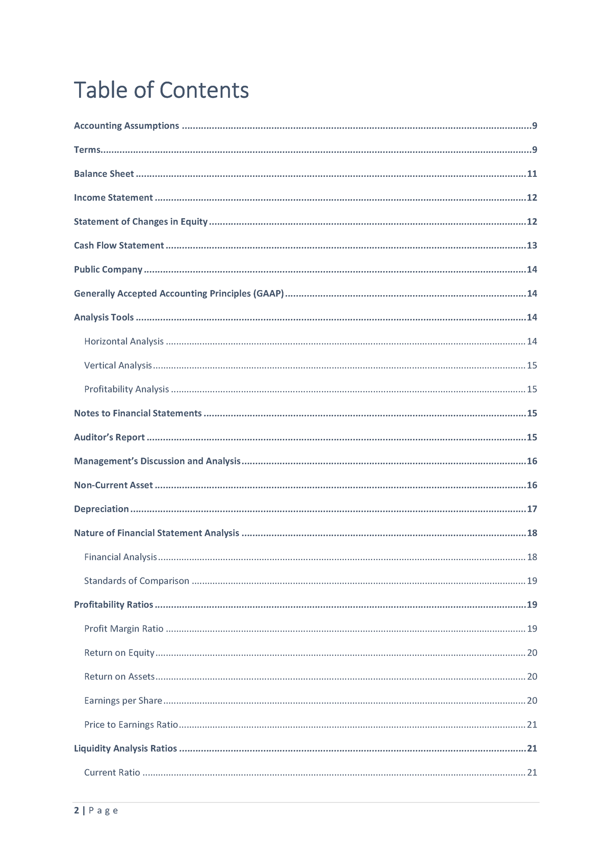 Microsoft Word - Intro Acc. Course Notes - Table of Contents Accounting ...