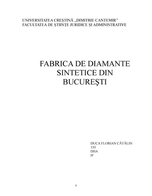 statement Do Back, back, back (part Fabrica de diamante din Bucuresti - UNIVERSITATEA CREȘTINĂ ,,DIMITRIE  CANTEMIR'' FACULTATEA DE - StuDocu