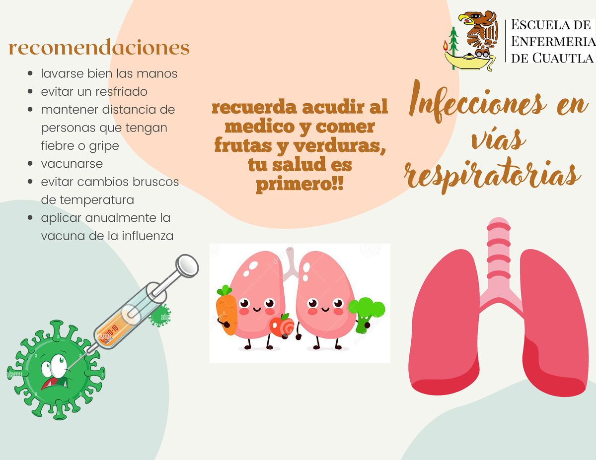 Triptico, Infecciones En Vias Respiratorias - Infecciones En Vías ...