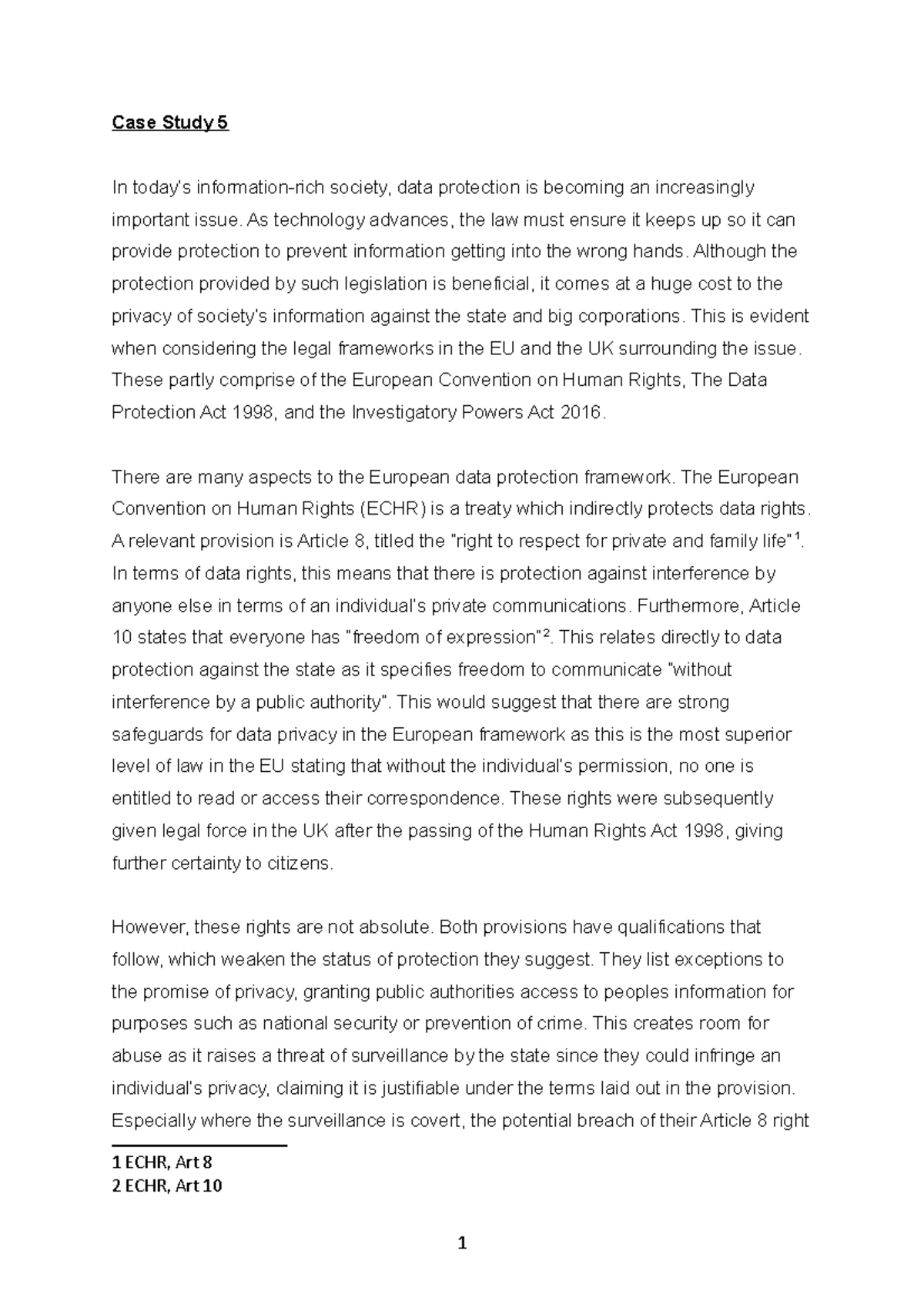 Case Study 5 Essay - Case Study 5 In today’s information-rich society ...