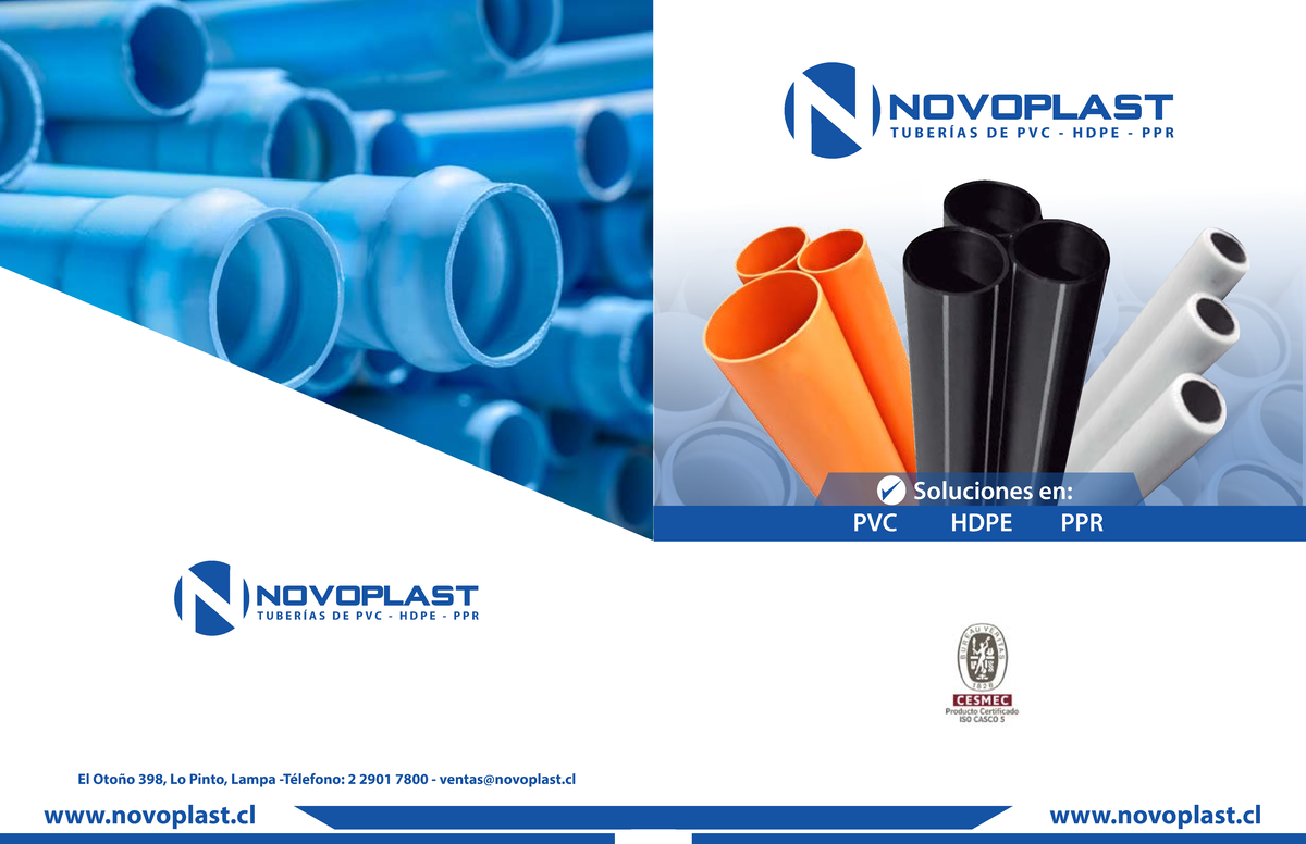 Catalogo Final Novoplast 2020 - novoplast T U B E R Í A S D E P V C - H ...