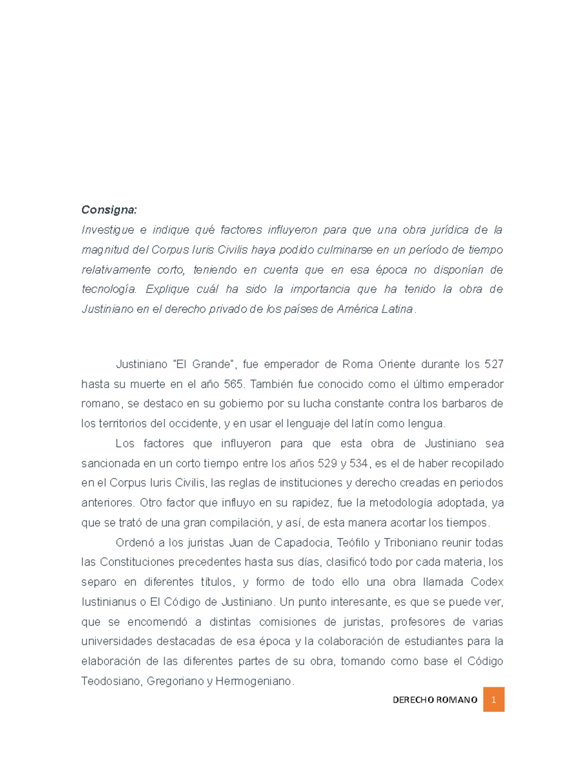 Acti.Ev. 1. Romano - Consigna: Investigue e indique qué factores ...