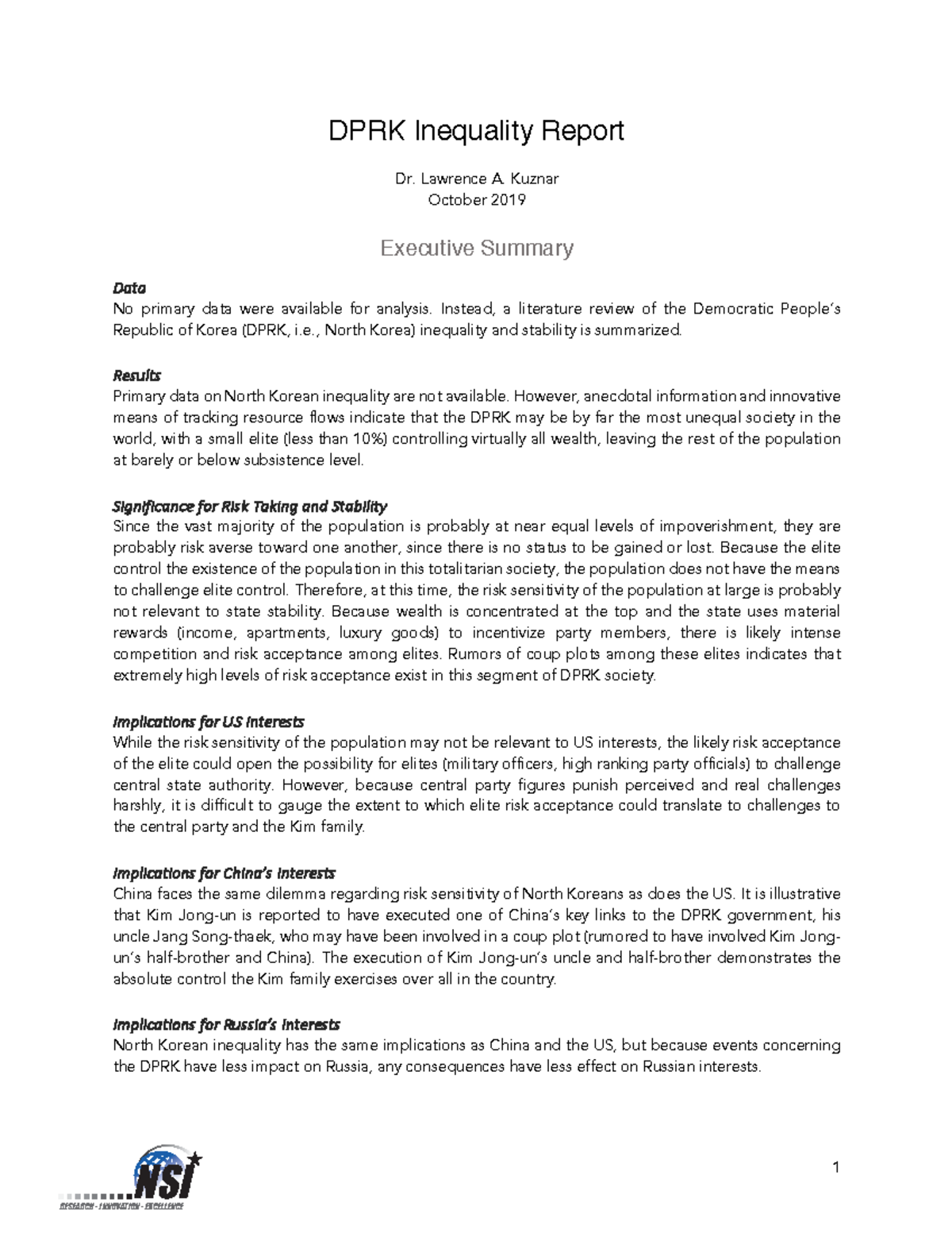 NSI-Aggrieved-Populations-Reports DPRK-Country-Report Final - 1 NSI ...