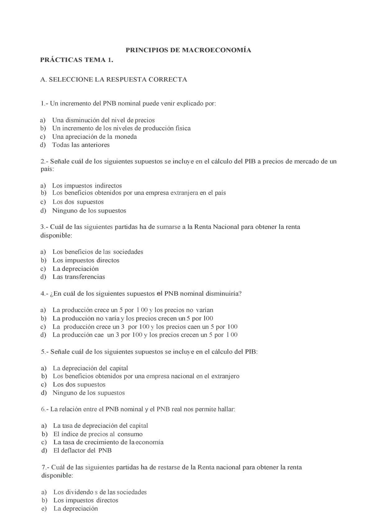 Prácticas Tema 1 - Preparación Exámenes - PRINCIPIOS DE MACROECONOMÍA ...