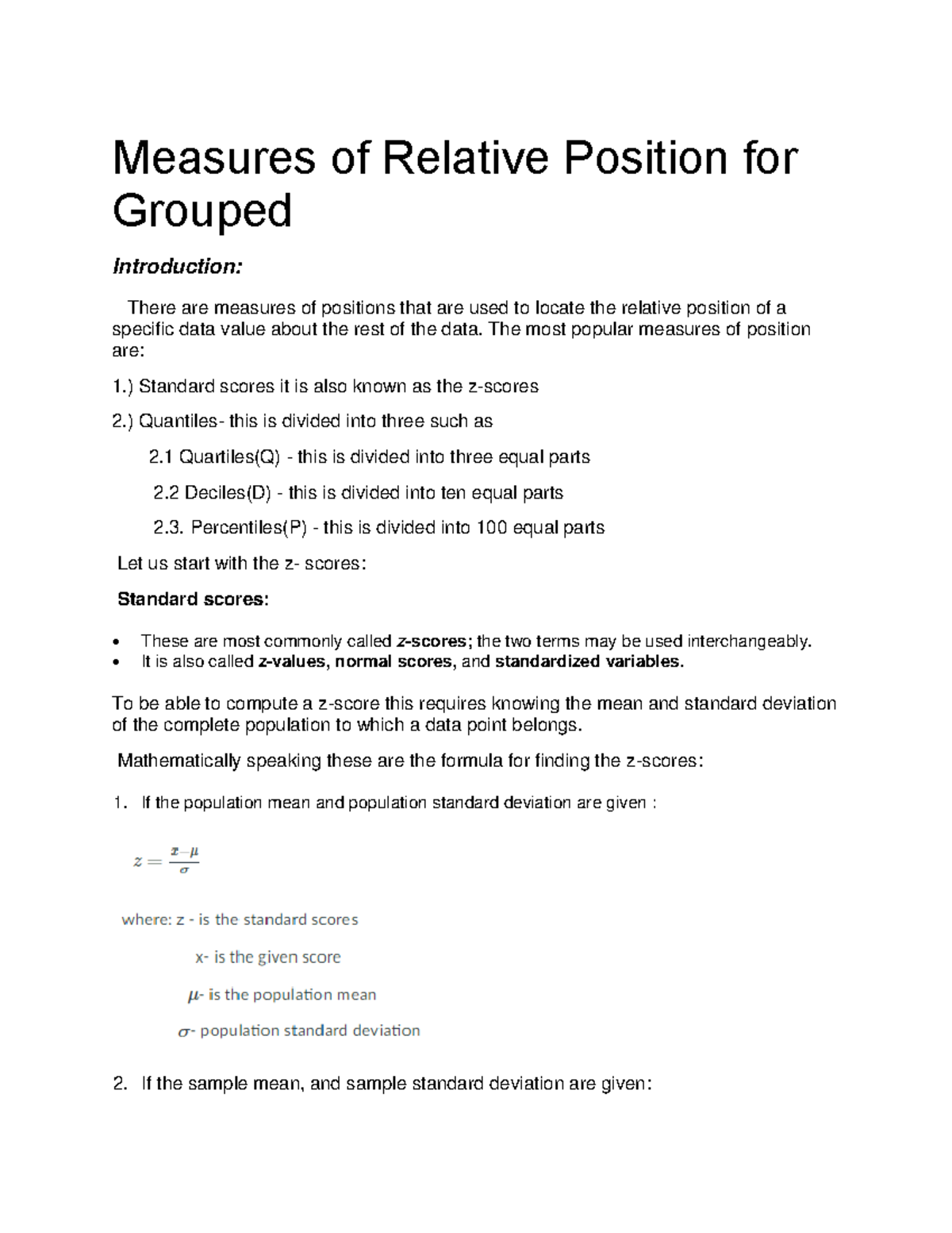 measures-of-relative-position-for-grouped-measures-of-relative