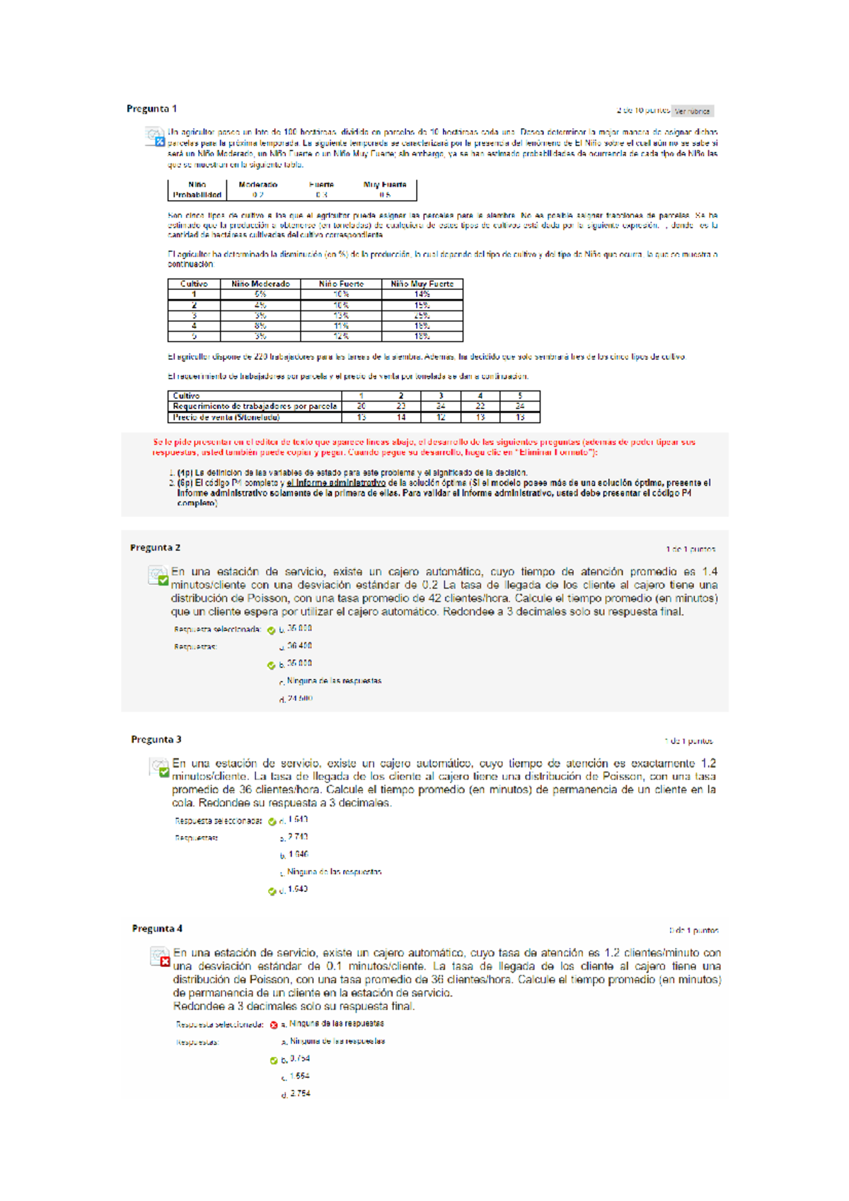 EB Final - Examen Y Solución - Investigacion De Operaciones 2 - Studocu