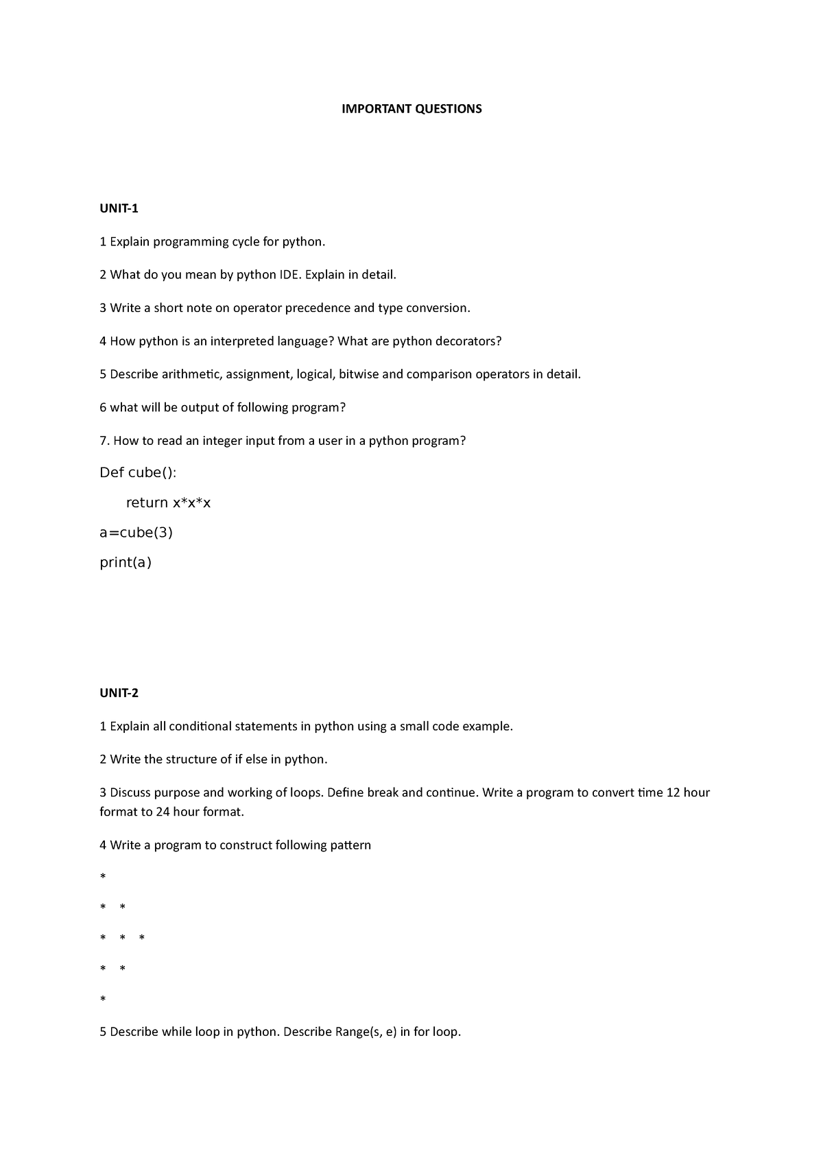 Explain Programming Cycle For Python