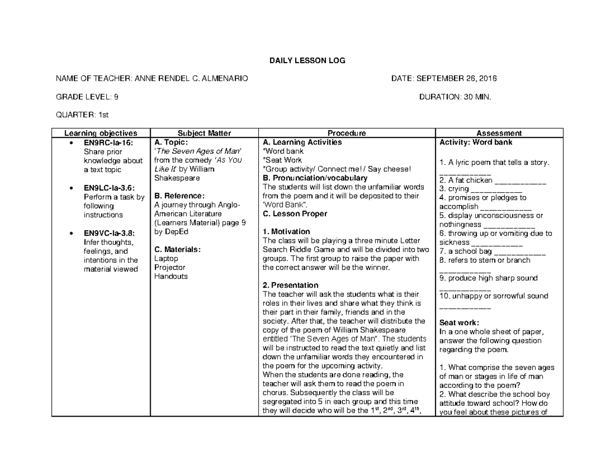 lesson-plan-in-english-daily-lesson-log-name-of-teacher-anne-rendel