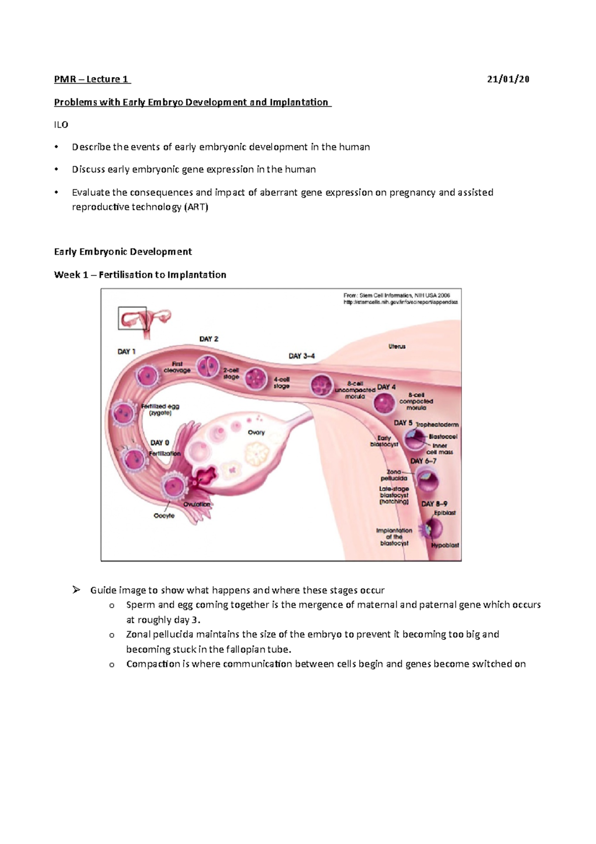 Lecture 2 PMR Implantation - PMR – Lecture 1 21/01/ Problems with Early ...