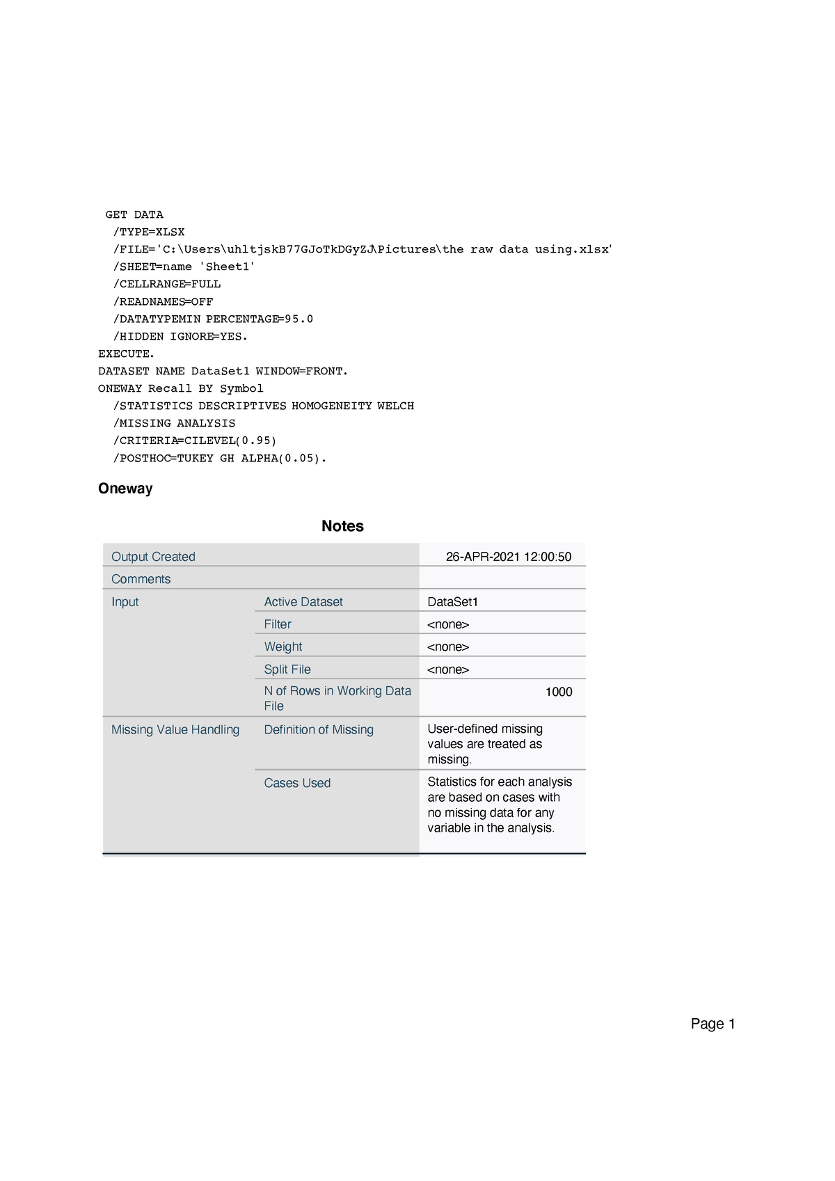 data assignment method