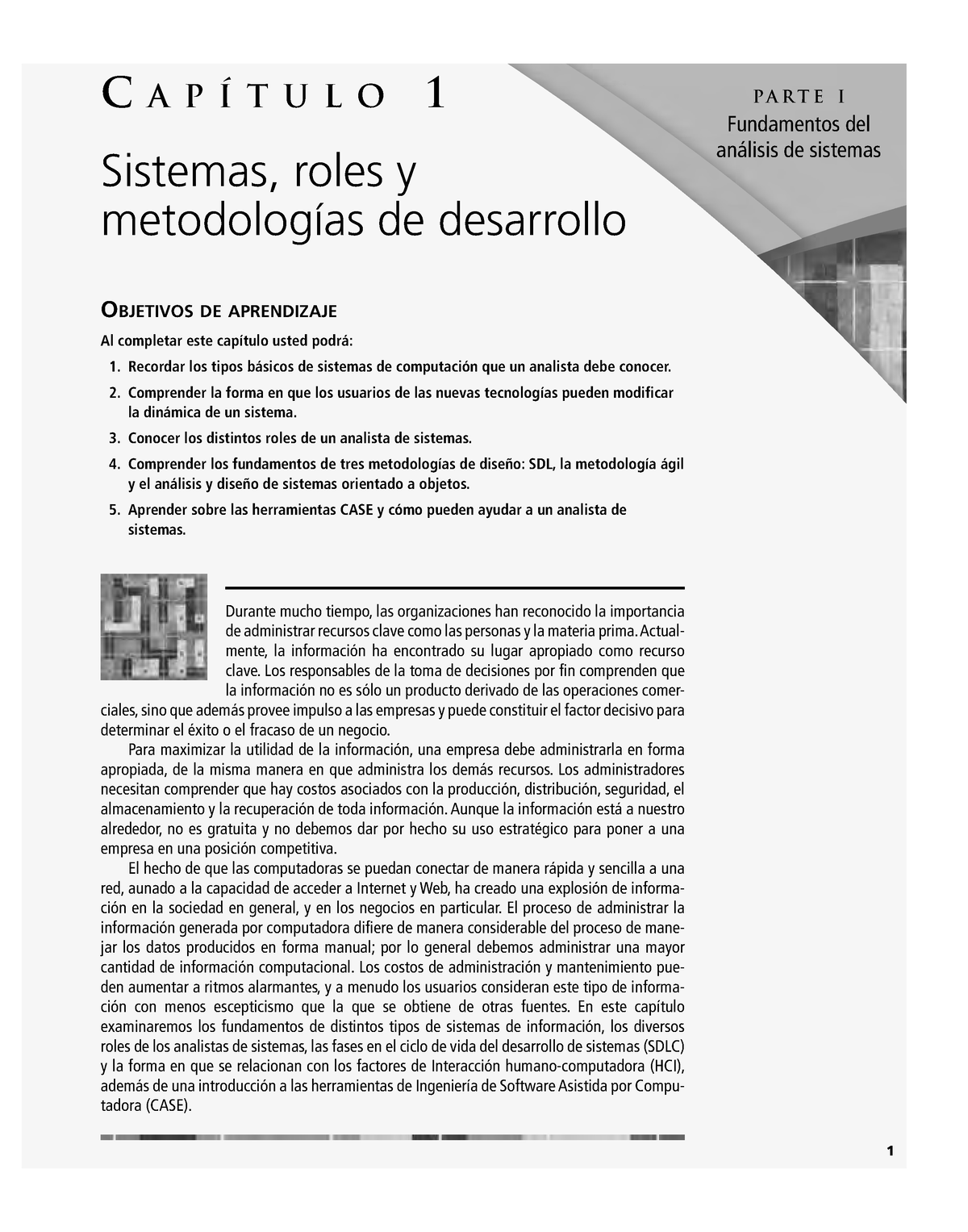 Analisis Y Diseno De Sistemas 1 C ApÍtulo 1 Sistemas Roles Y Metodologías De Desarrollo 8878