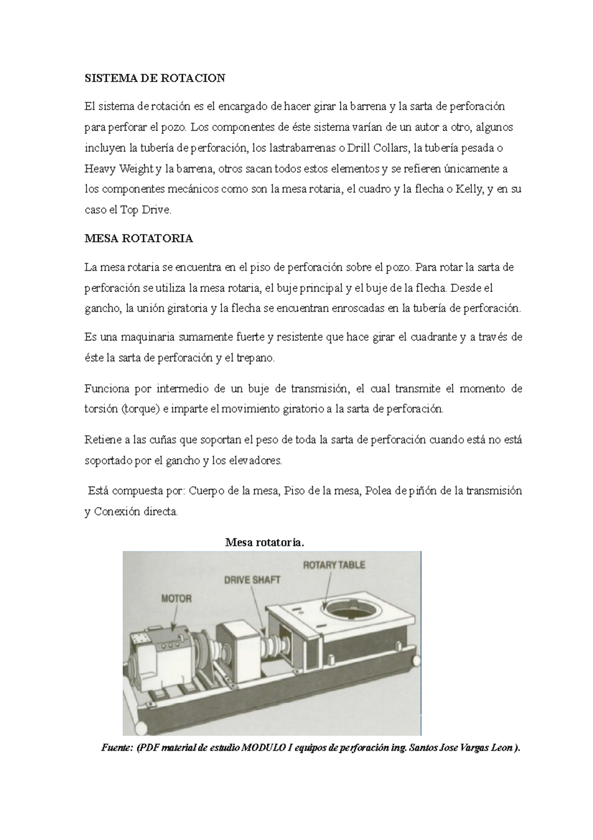 Sistema DE Rotacion - SISTEMA DE ROTACION El Sistema De Rotación Es El ...