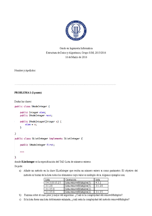 Hoja 2 Problemas Tema 5 - OpenCourseWare Tema 5 - Árboles Hoja 2 De ...