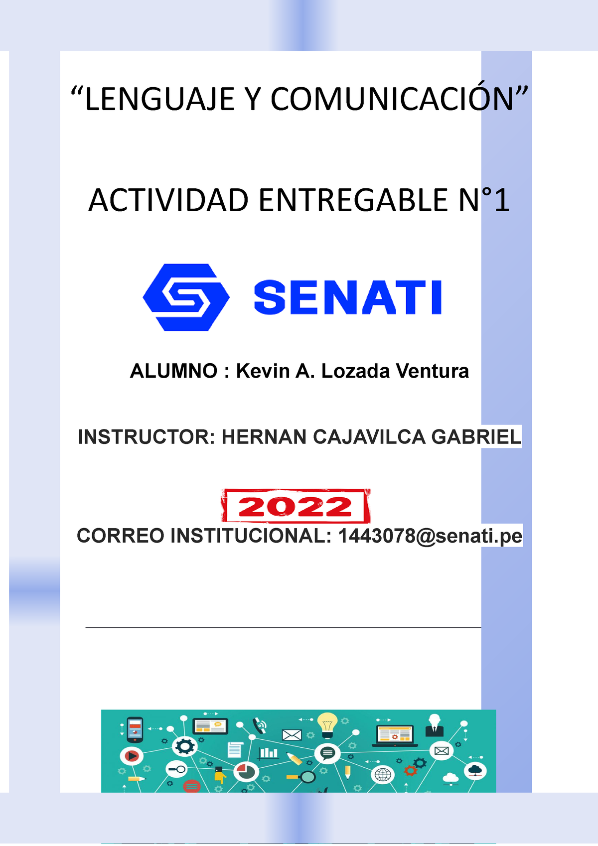 Spsu 860 Actividadentregable 001 “lenguaje Y ComunicaciÓn” Actividad